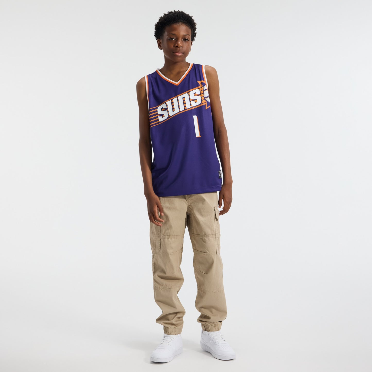 Youth Phoenix Suns Devin Booker Fanatics Purple Fast Break Replica Player Jersey - Icon Edition