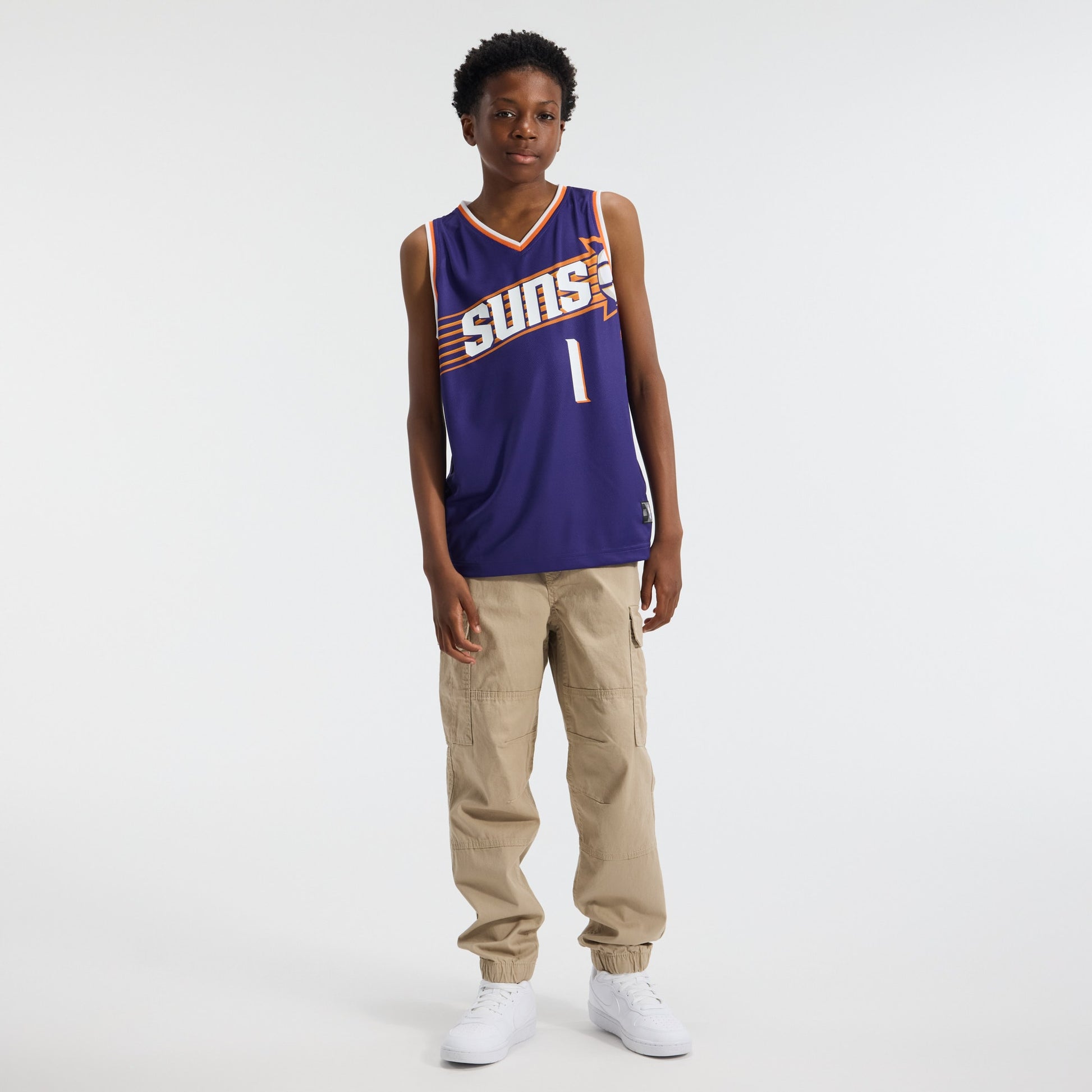 Youth Phoenix Suns Devin Booker Fanatics Purple Fast Break Replica Player Jersey - Icon Edition