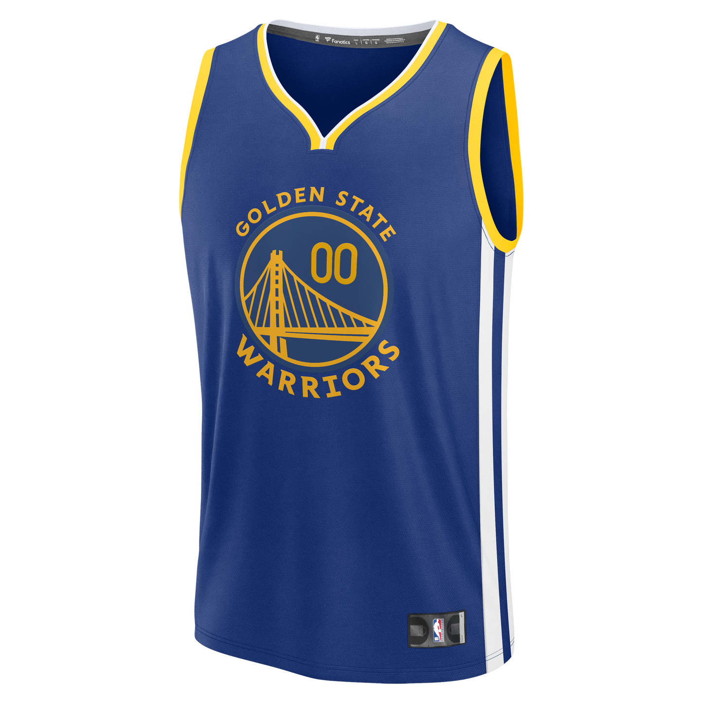 Men's Golden State Warriors Fanatics Royal Fast Break Custom Jersey - Icon Edition