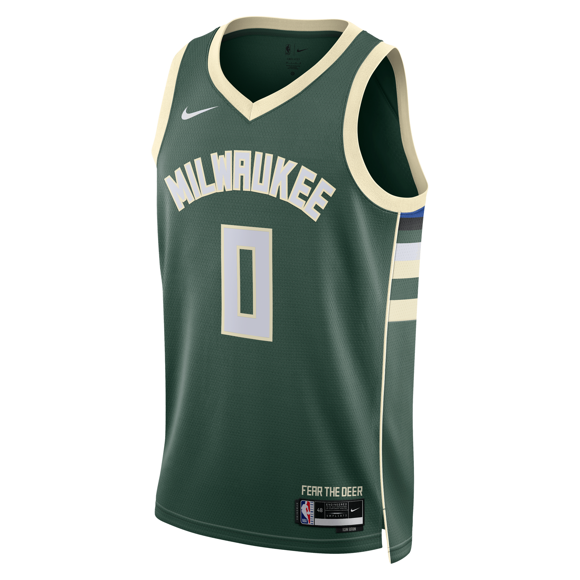 Unisex Milwaukee Bucks Brayden Burries Nike Hunter Green Swingman Jersey - Icon Edition