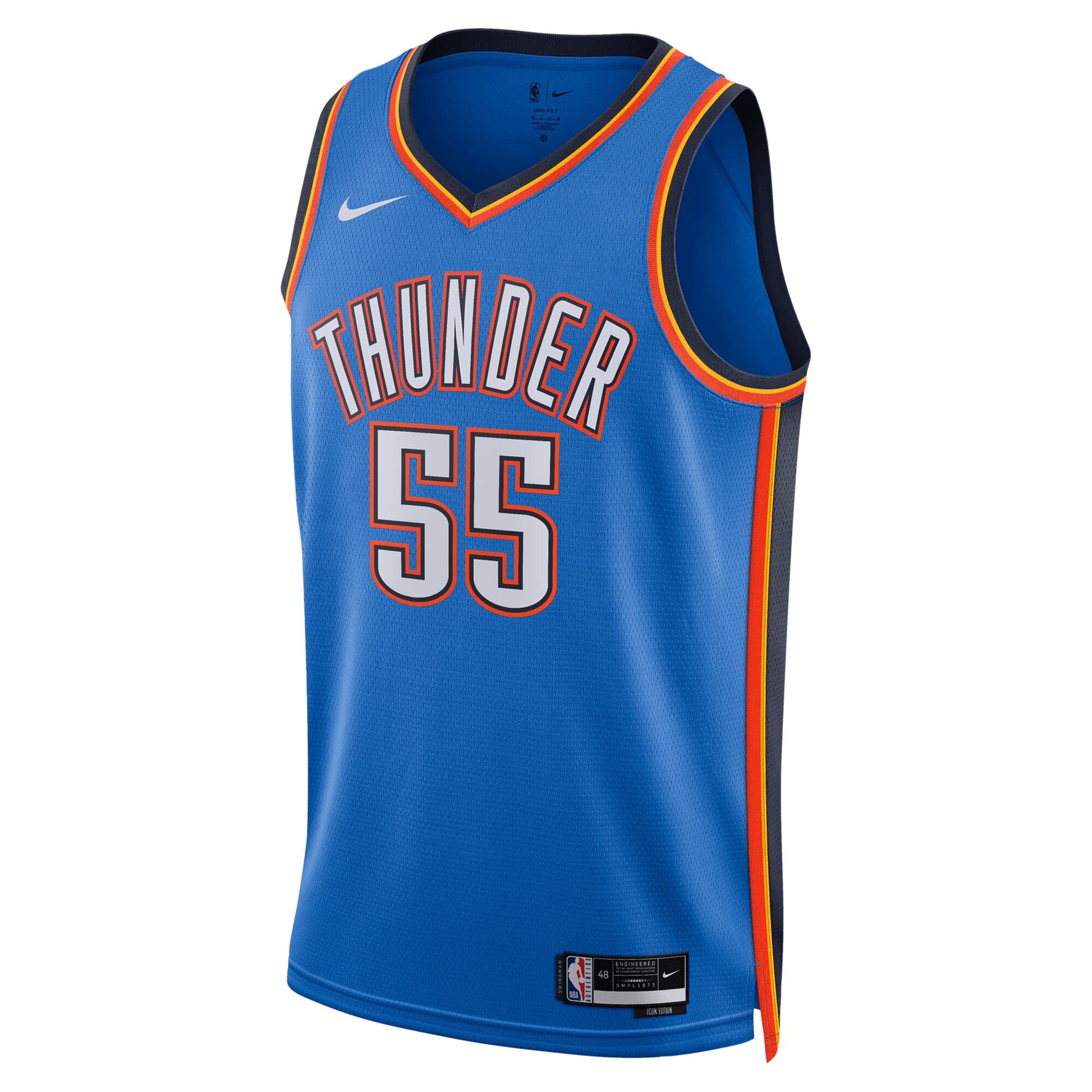 Unisex Oklahoma City Thunder Isaiah Hartenstein Nike Blue Swingman Player Jersey - Icon Edition