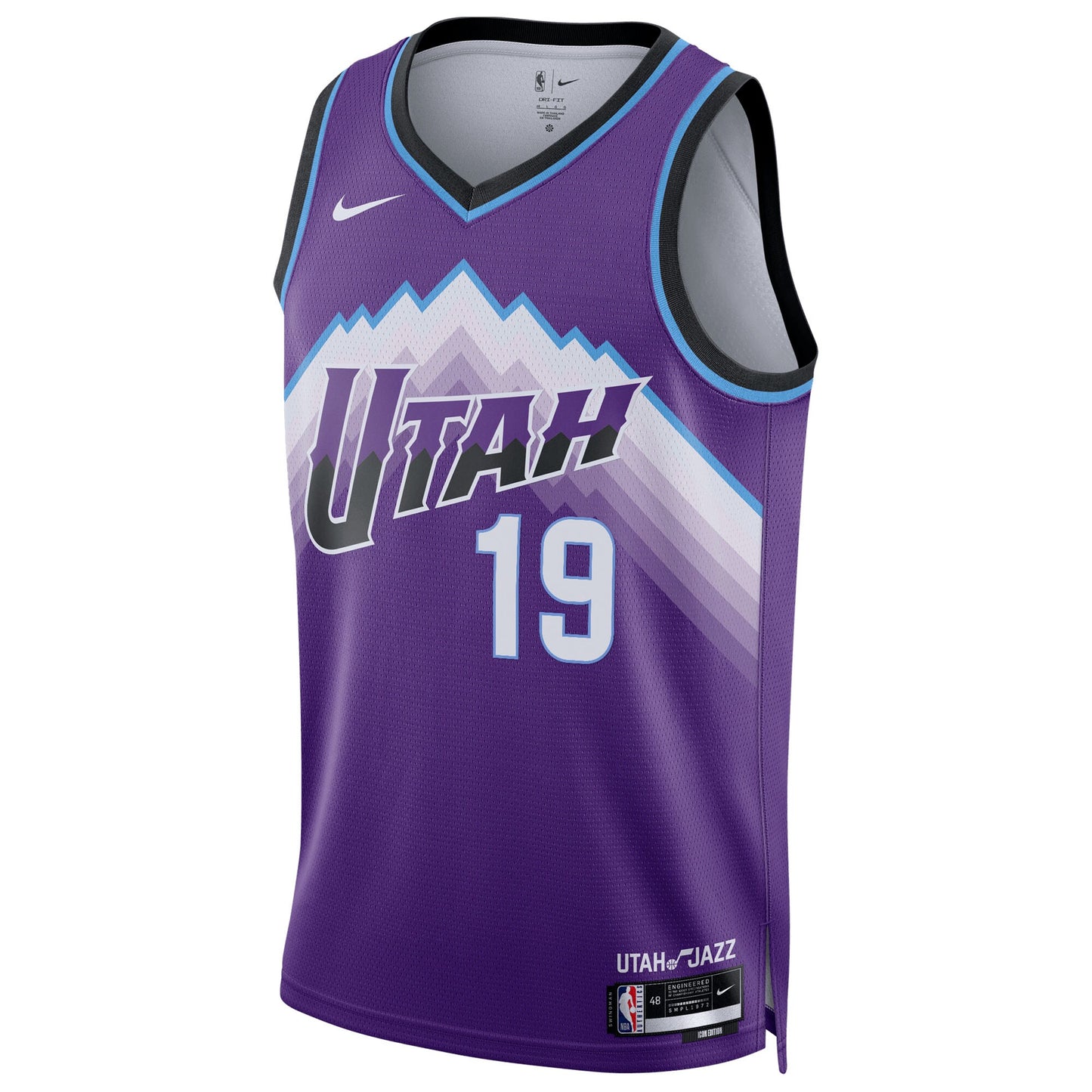 Unisex Utah Jazz Ace Bailey Nike Purple Swingman Jersey - Icon Edition