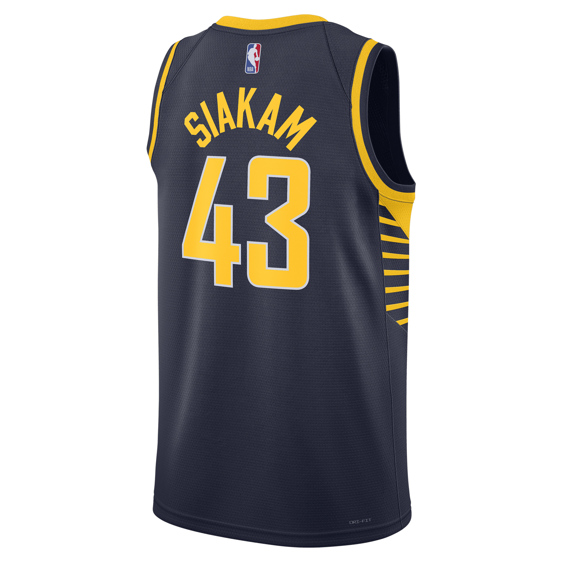 Unisex Indiana Pacers Pascal Siakam Nike Navy Swingman Jersey - Icon Edition