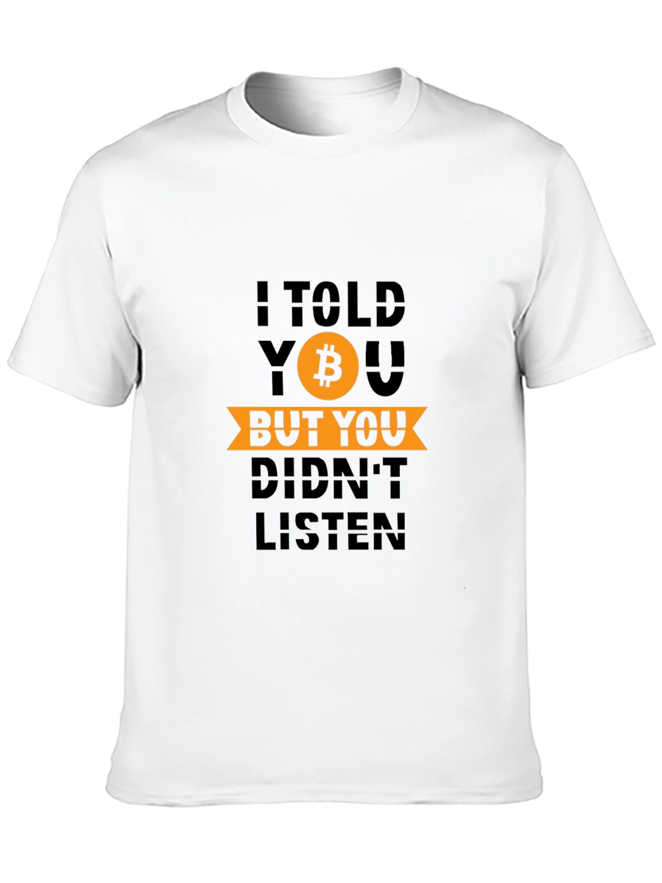 Bitcoin Cryptocurrency Graphic T-Shirt