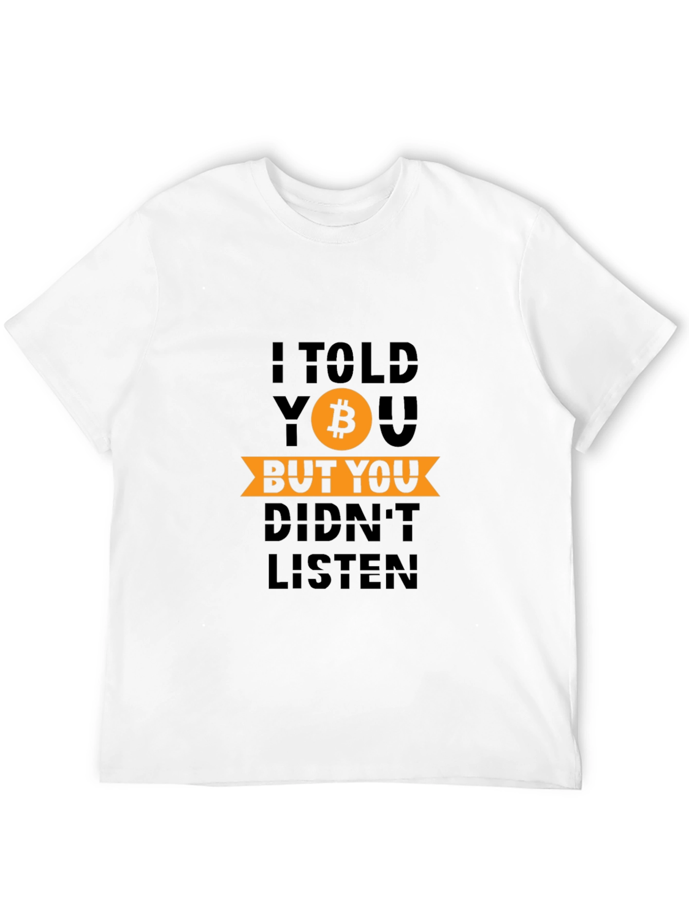 Bitcoin Cryptocurrency Graphic T-Shirt