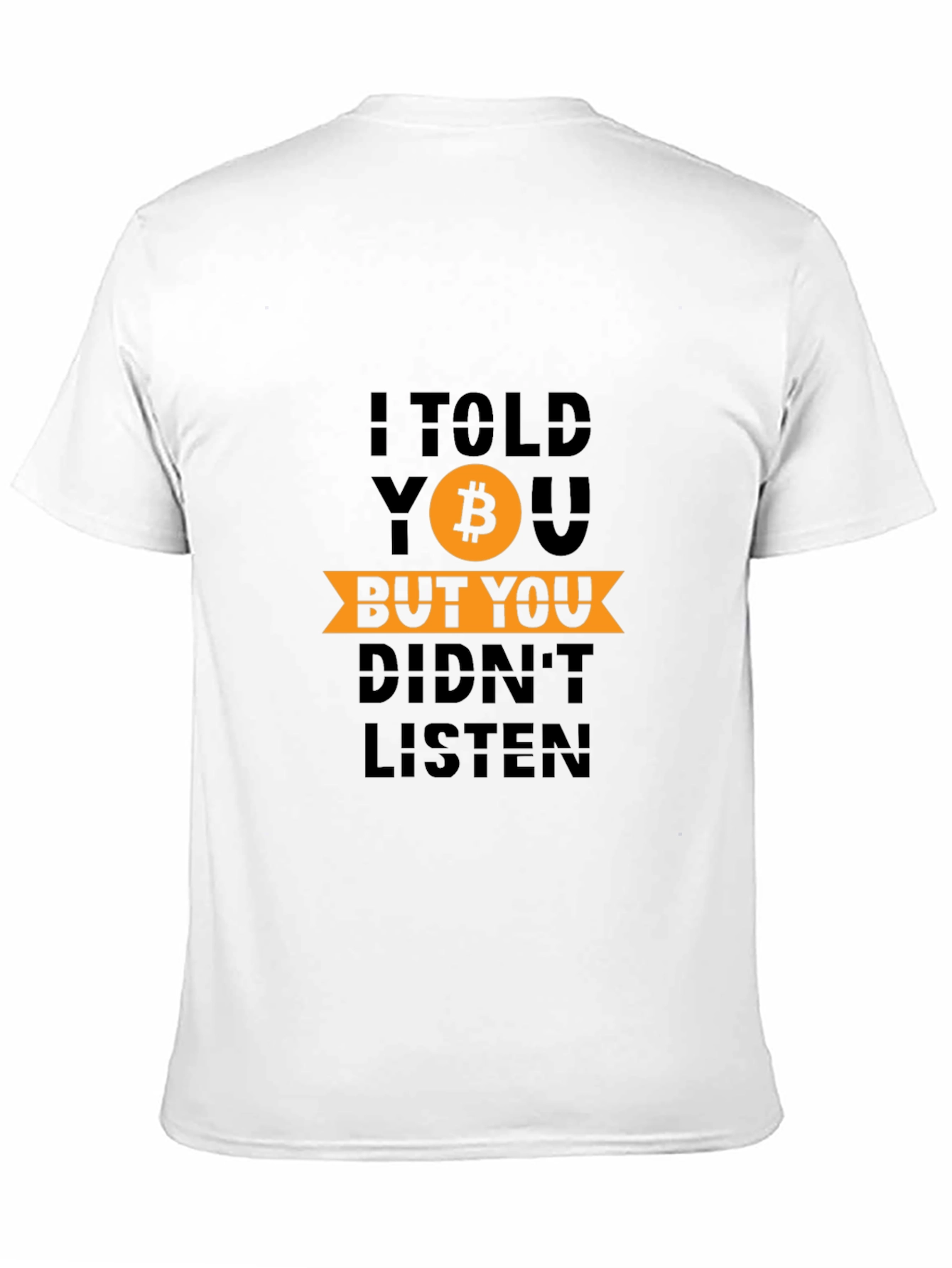 Bitcoin Cryptocurrency Graphic T-Shirt