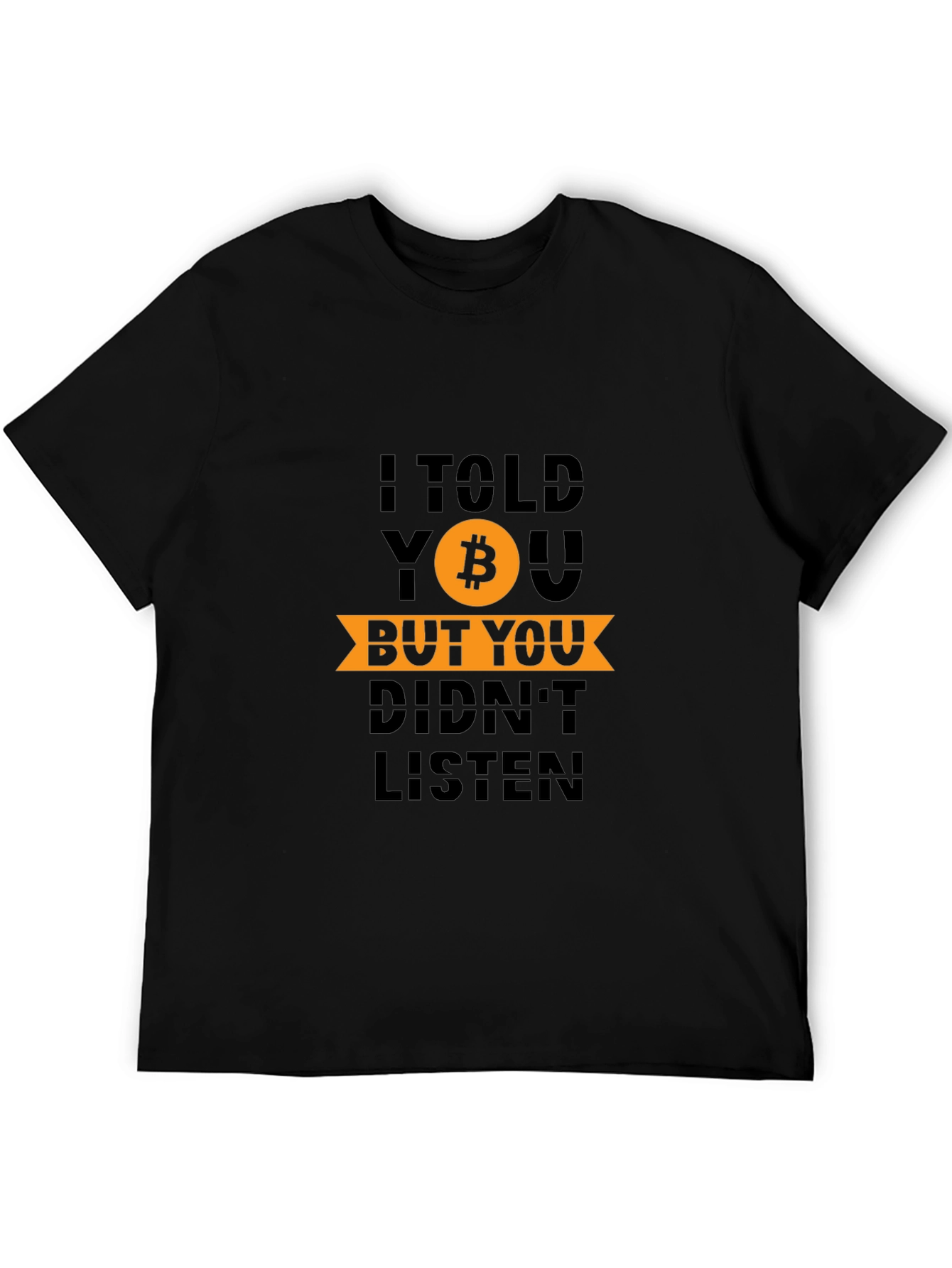 Bitcoin Cryptocurrency Graphic T-Shirt