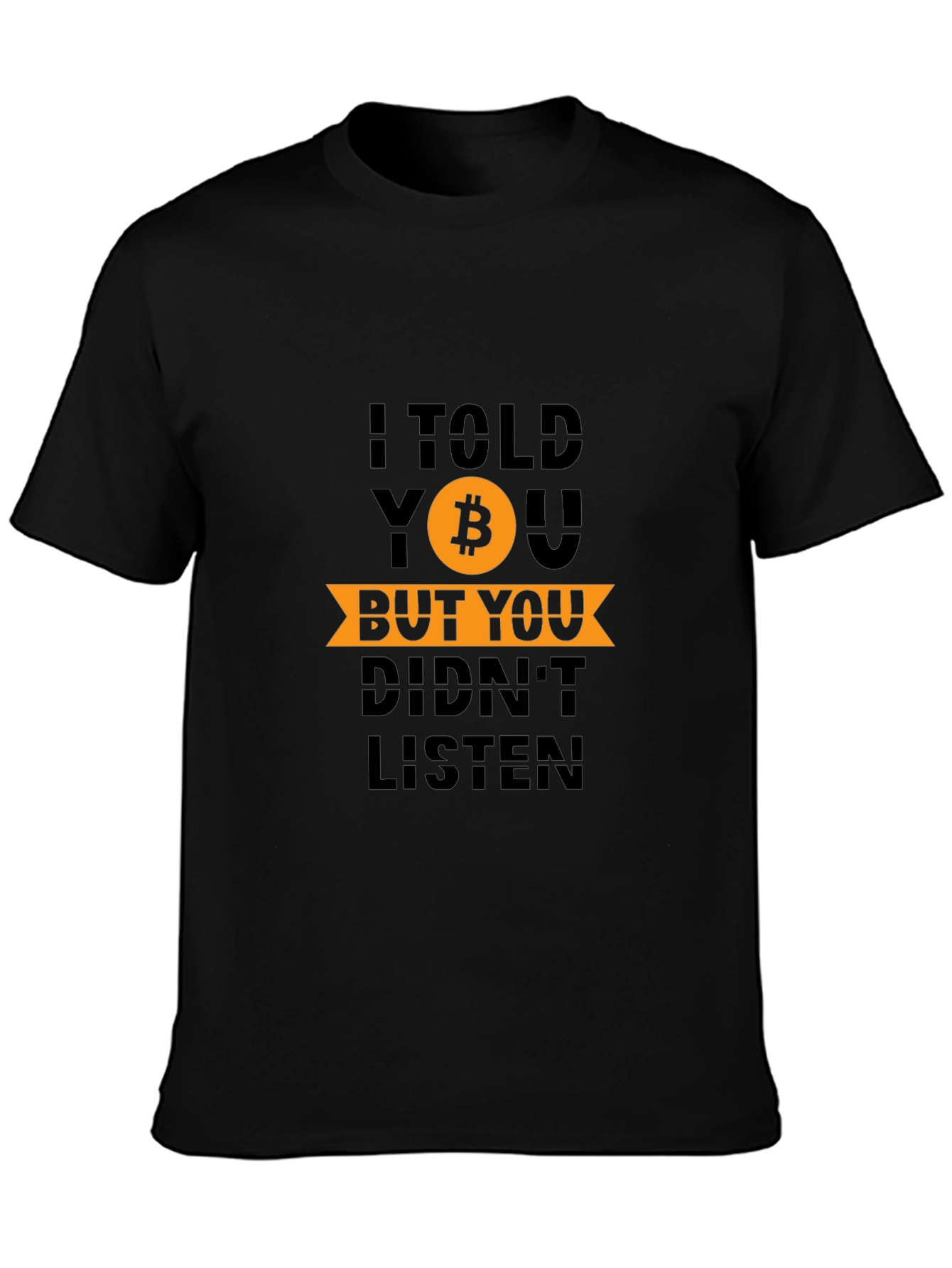 Bitcoin Cryptocurrency Graphic T-Shirt
