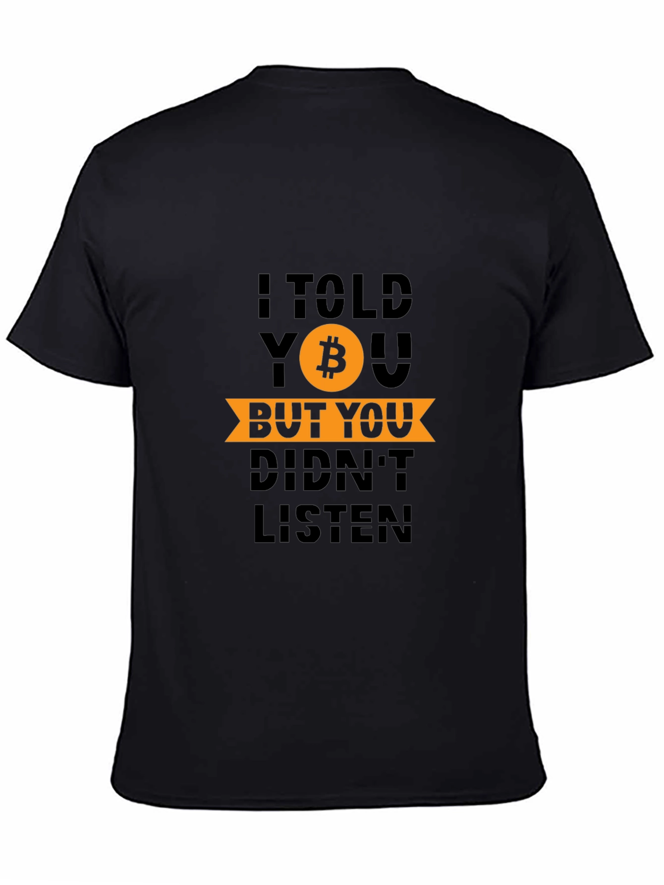 Bitcoin Cryptocurrency Graphic T-Shirt