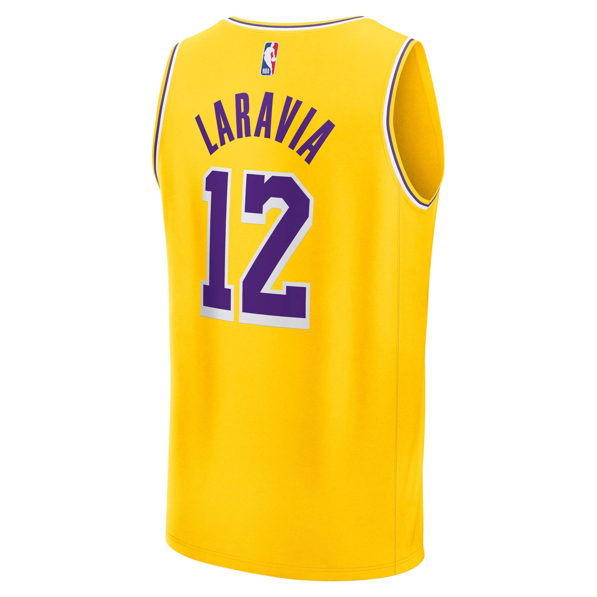 Men's Los Angeles Lakers Jake LaRavia Fanatics Gold Fast Break Replica Jersey - Icon Edition