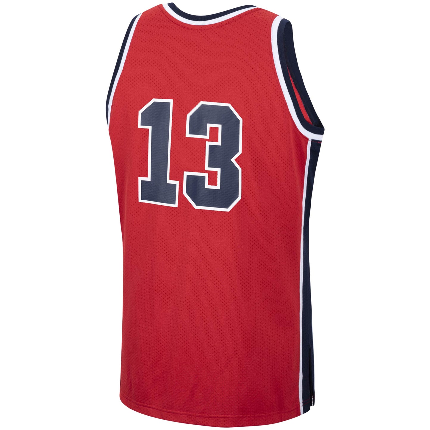 Men's USA Basketball Chris Mullin Mitchell & Ness Red 1984 Authentic Jersey