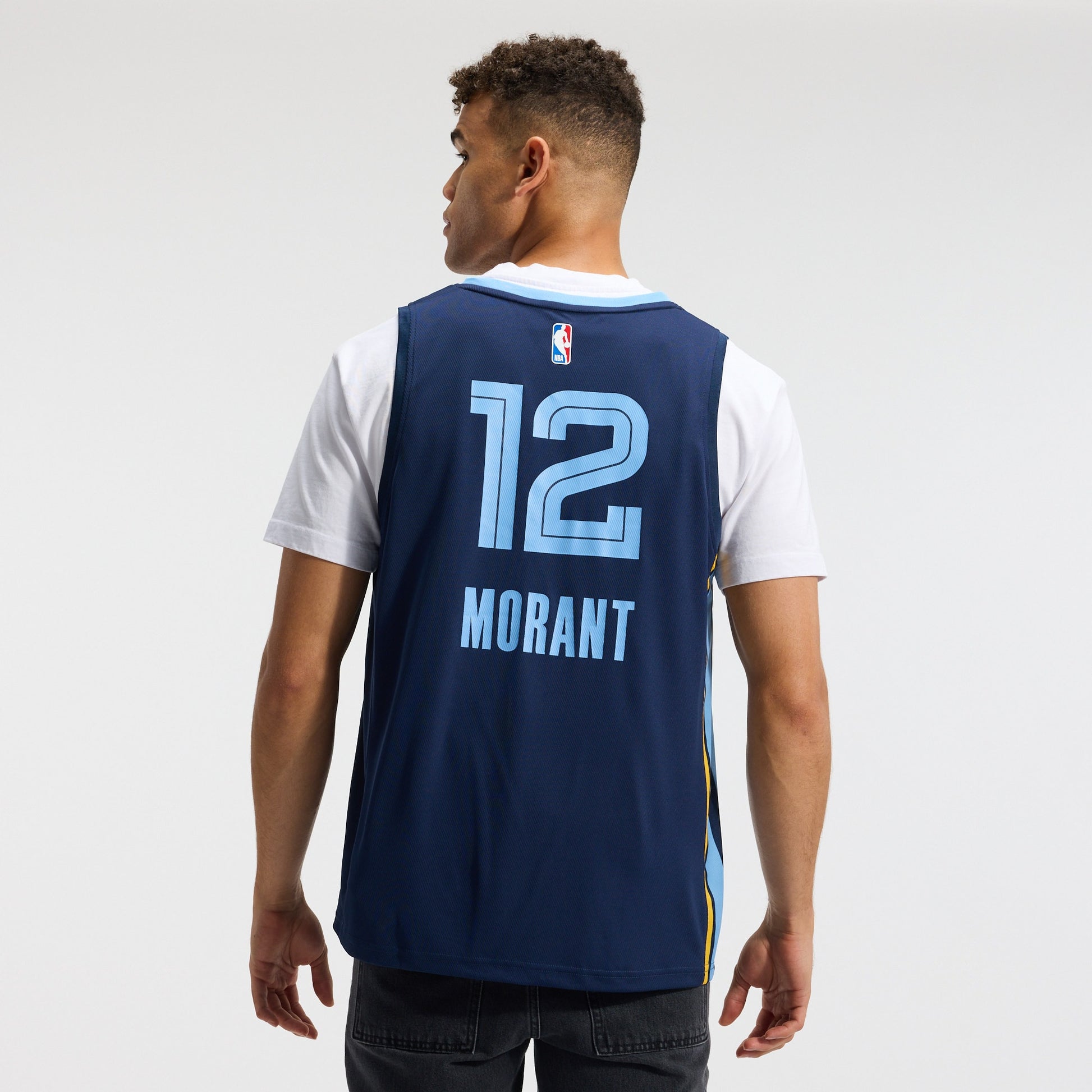 Men's Memphis Grizzlies Ja Morant Fanatics Navy Fast Break Replica Player Jersey - Icon Edition