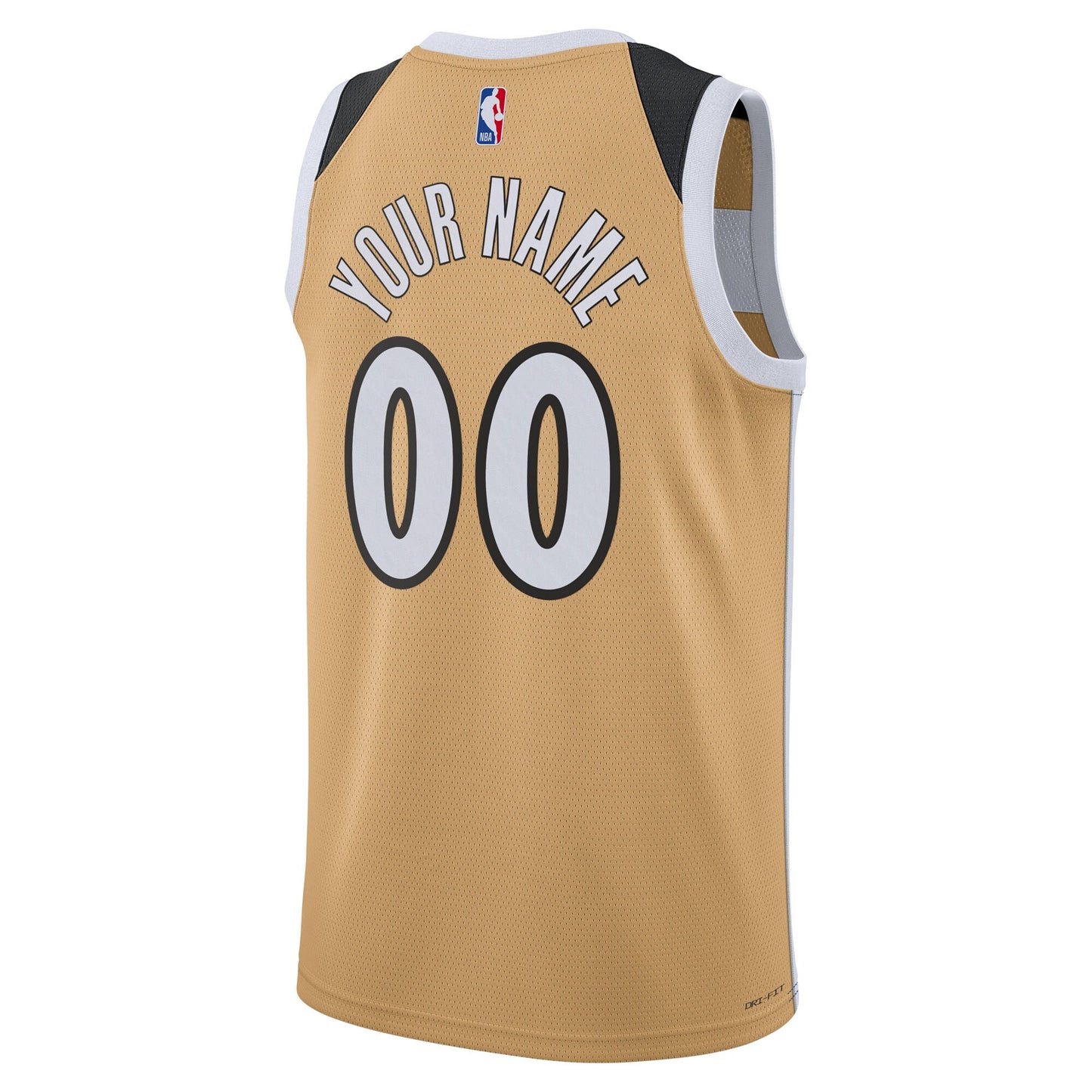 Unisex Washington Wizards Nike Gold 2025/26 City Edition Swingman Custom Jersey