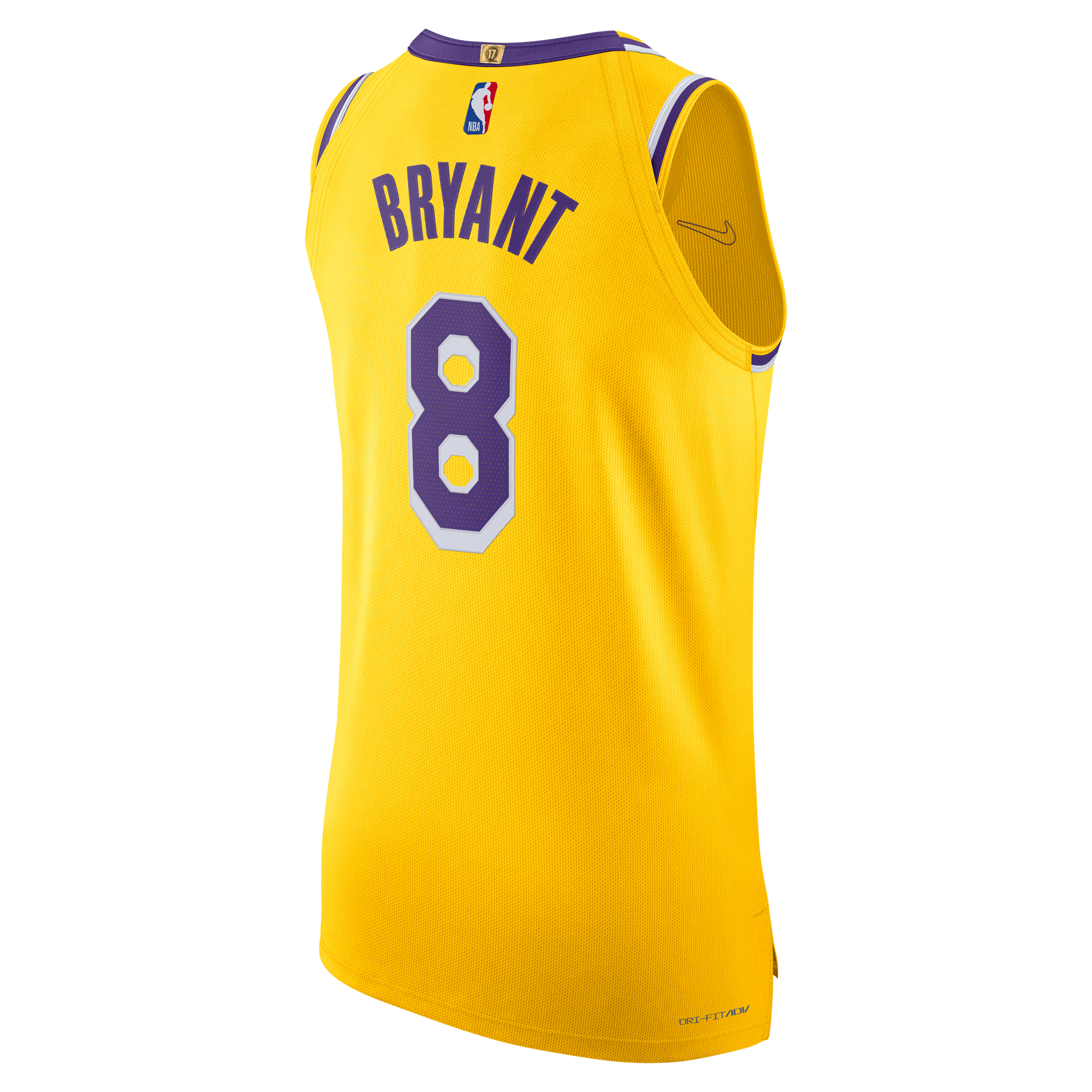 Men's Los Angeles Lakers Kobe Bryant Nike Gold 'Leave A Legacy' Authentic Jersey - Icon Edition