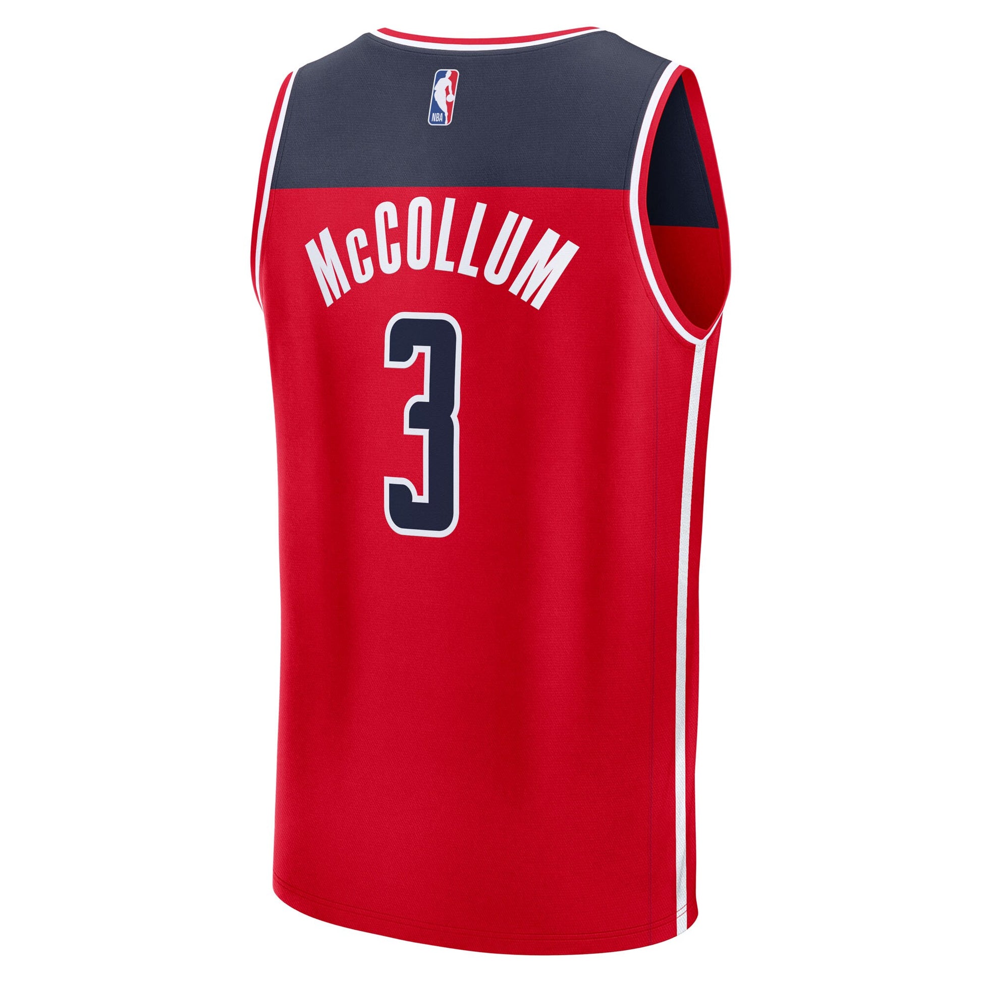 Youth Washington Wizards CJ McCollum Fanatics Red Fast Break Replica Player Jersey - Icon Edition