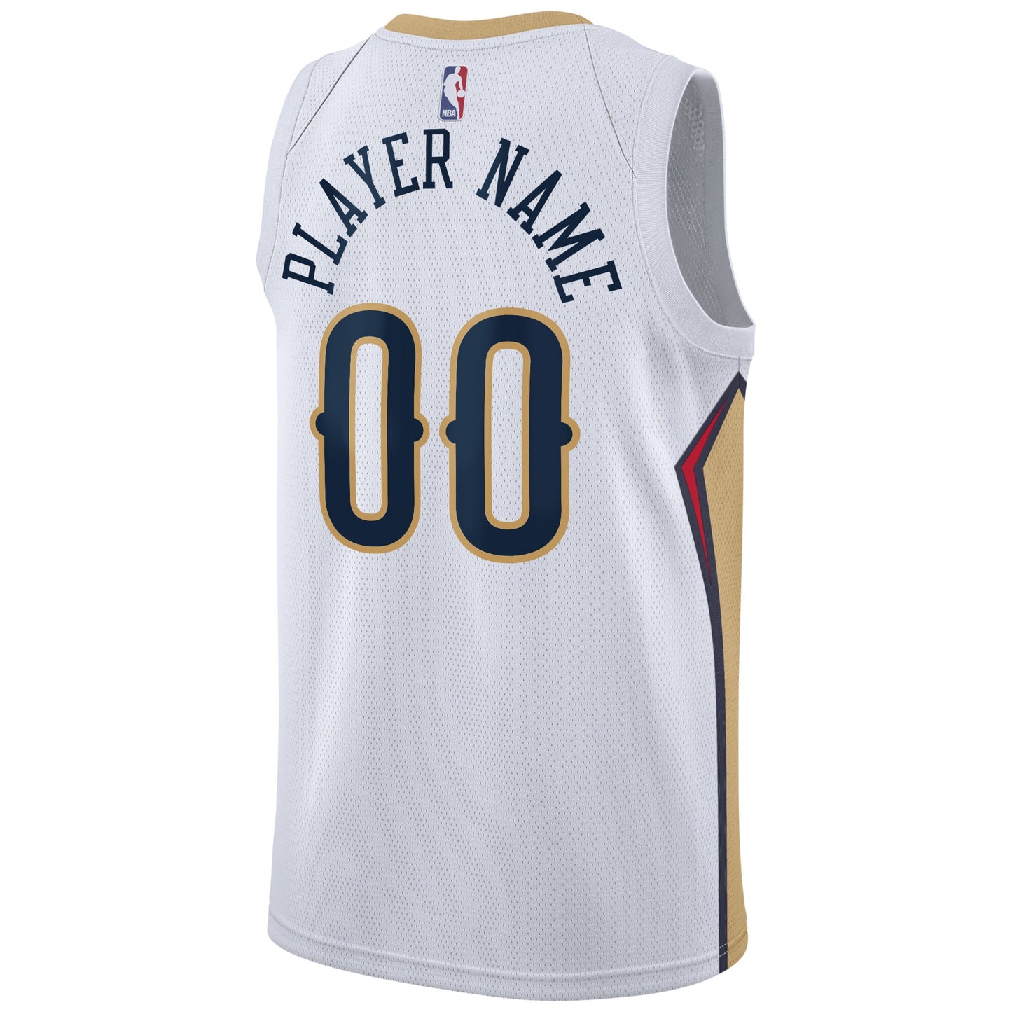 Men's New Orleans Pelicans Nike White 2020/21 Swingman Custom Jersey - Association Edition