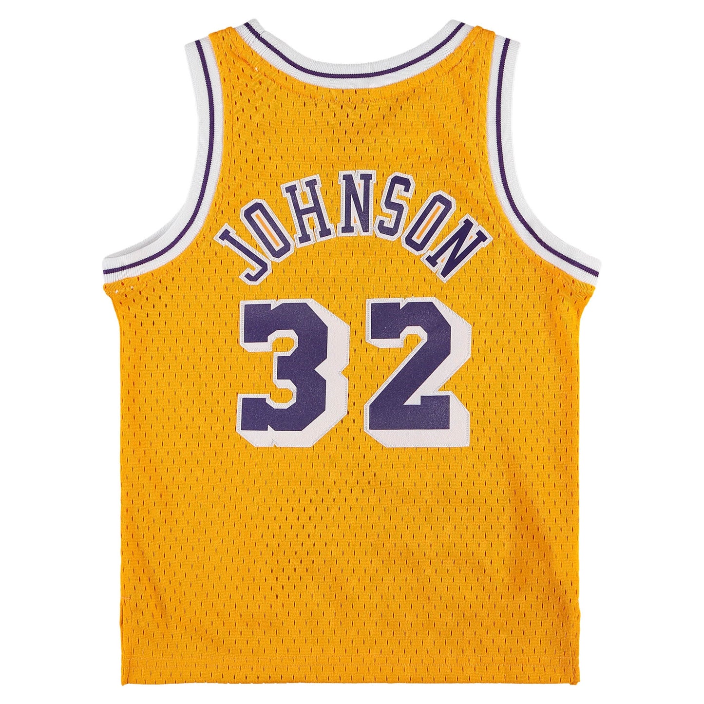 Preschool Los Angeles Lakers Magic Johnson Mitchell & Ness Gold 1984-1985 Hardwood Classics Throwback Team Jersey
