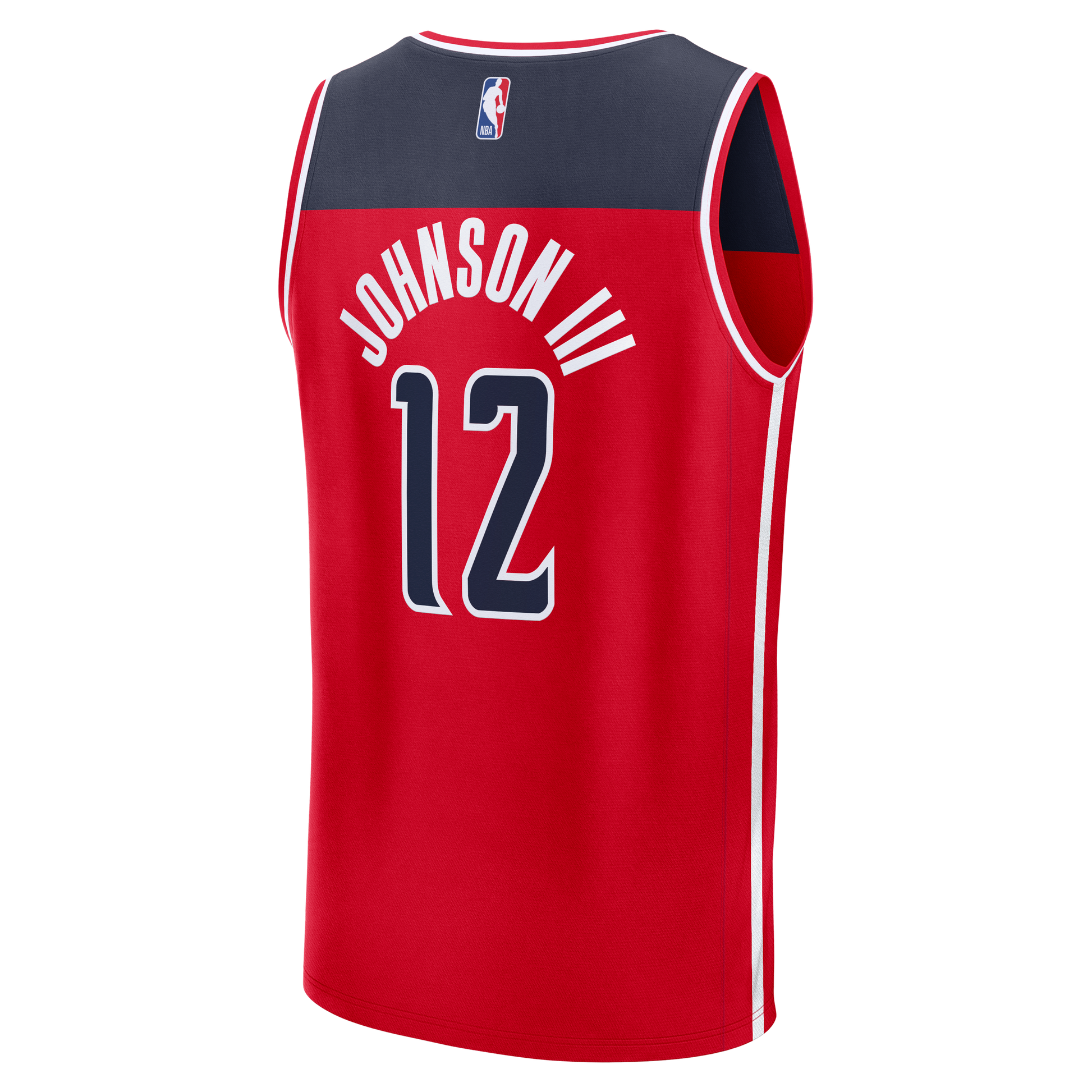 Men's Washington Wizards Tre Johnson III Fanatics Red Fast Break Replica Jersey - Icon Edition