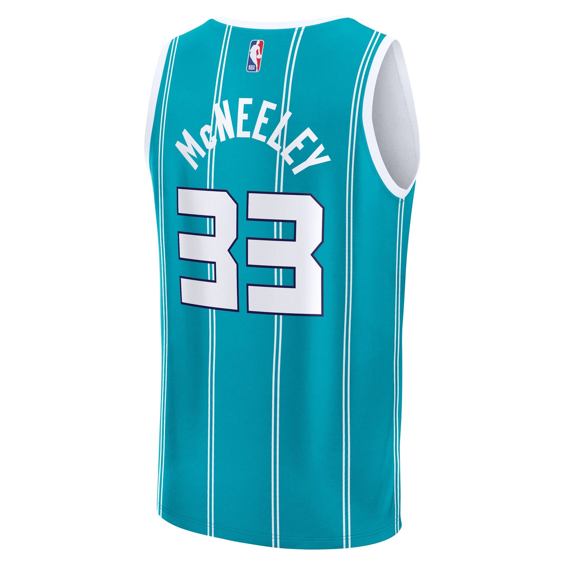 Men's Charlotte Hornets Liam McNeeley Fanatics Teal Fast Break Replica Jersey - Icon Edition