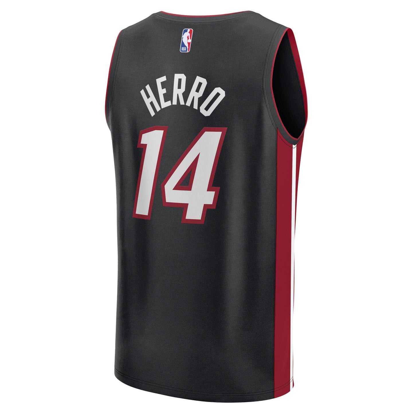 Youth Miami Heat Tyler Herro Fanatics Black Fast Break Replica Player Jersey - Icon Edition