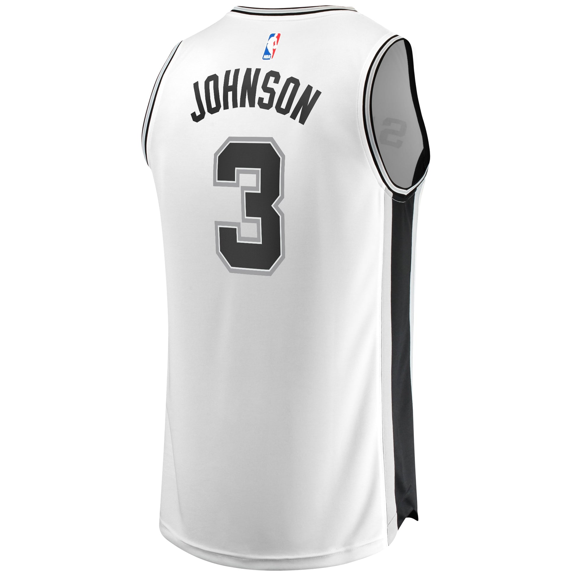 Men's San Antonio Spurs Keldon Johnson Fanatics White Fast Break Association Jersey