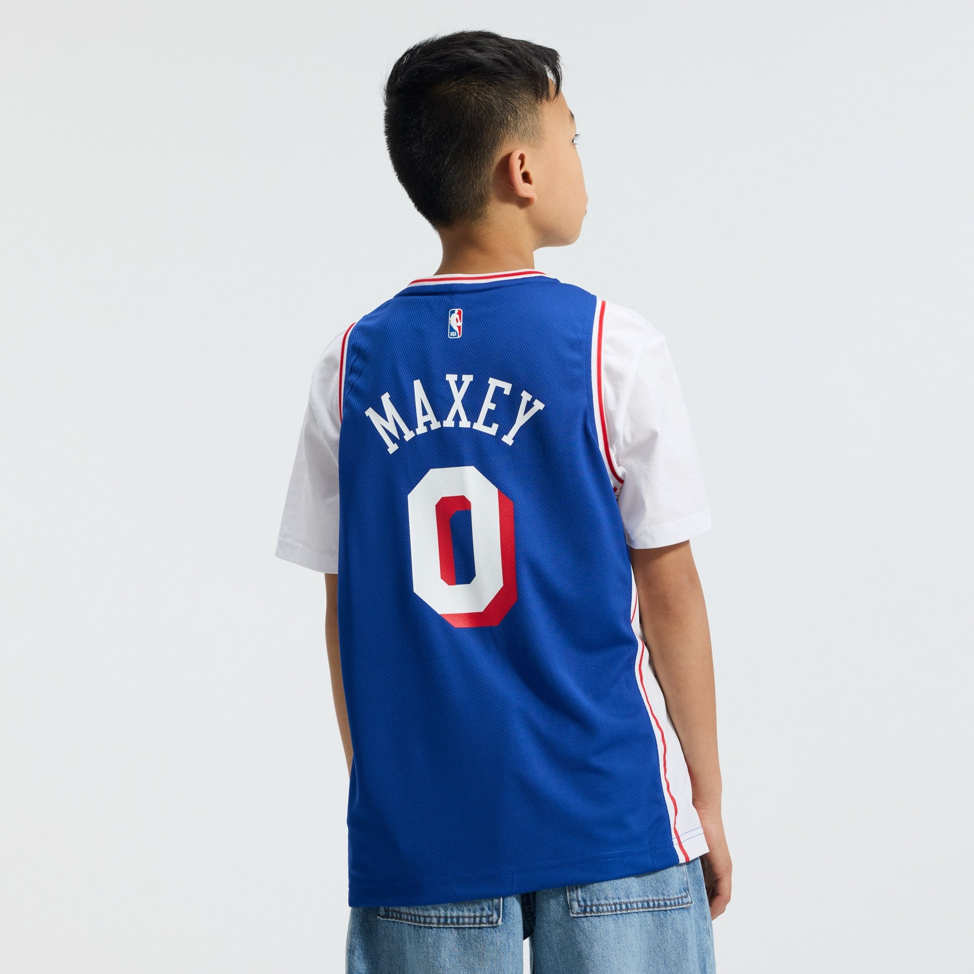 Youth Philadelphia 76ers Tyrese Maxey Fanatics Royal Fast Break Replica Player Jersey - Icon Edition
