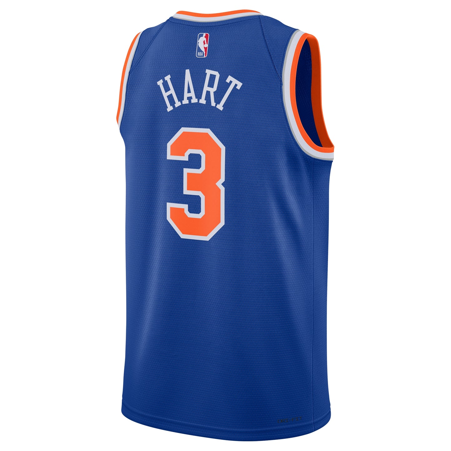 Unisex New York Knicks Josh Hart Nike Blue Swingman Player Jersey - Icon Edition