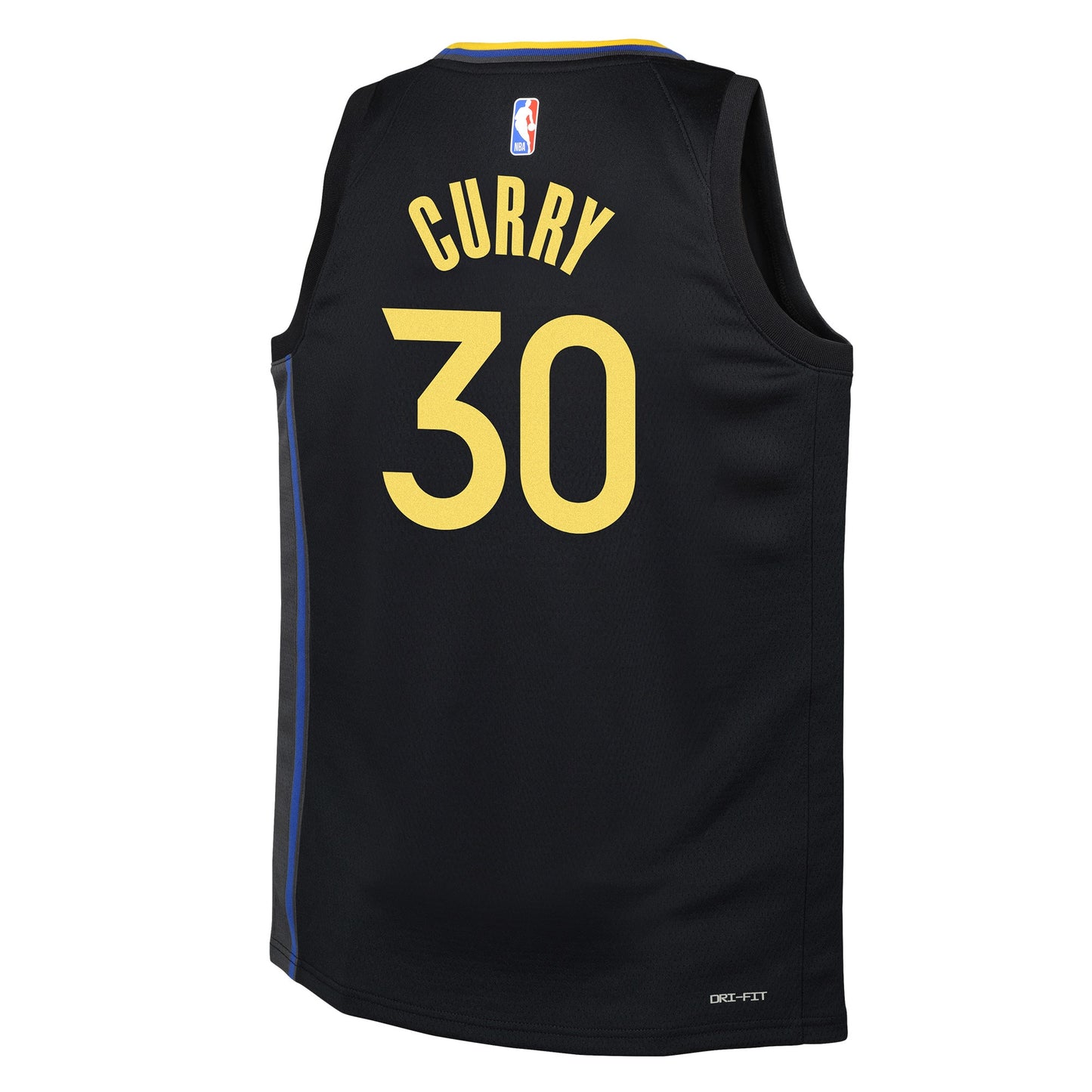 Youth Golden State Warriors Stephen Curry Jordan Brand Navy Swingman Jersey - Statement Edition
