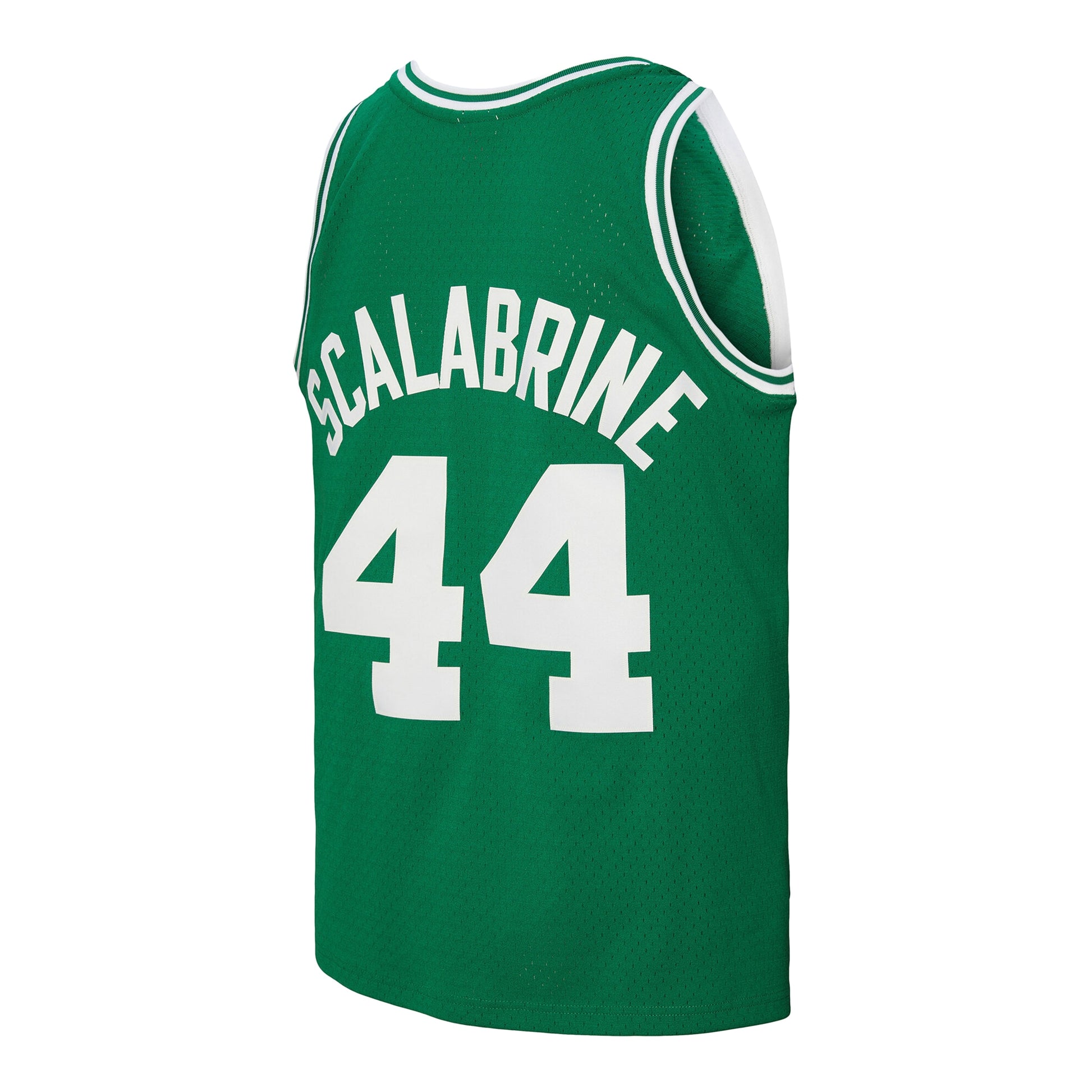 Men's Boston Celtics Brian Scalabrine Mitchell & Ness Kelly Green 2007/08 Hardwood Classics Swingman Jersey