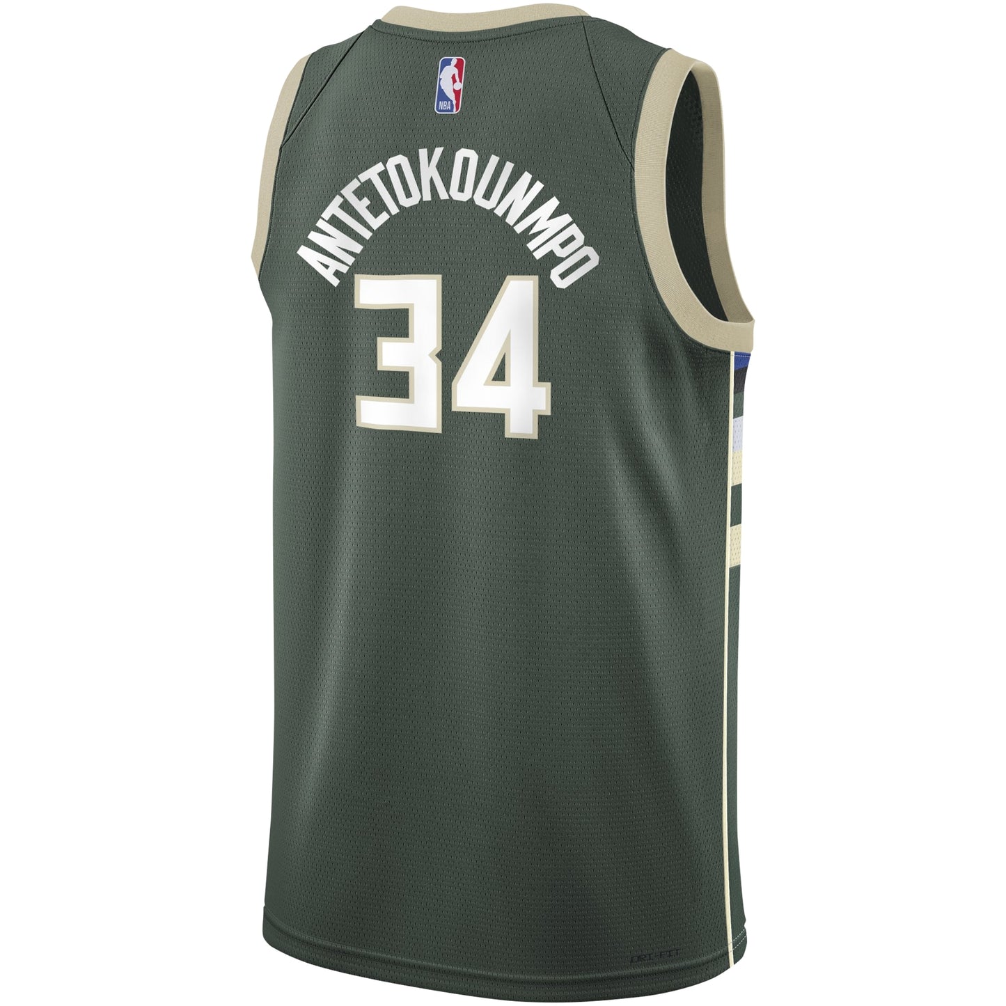 Youth Milwaukee Bucks Giannis Antetokounmpo Nike Hunter Green Swingman Jersey - Icon Edition