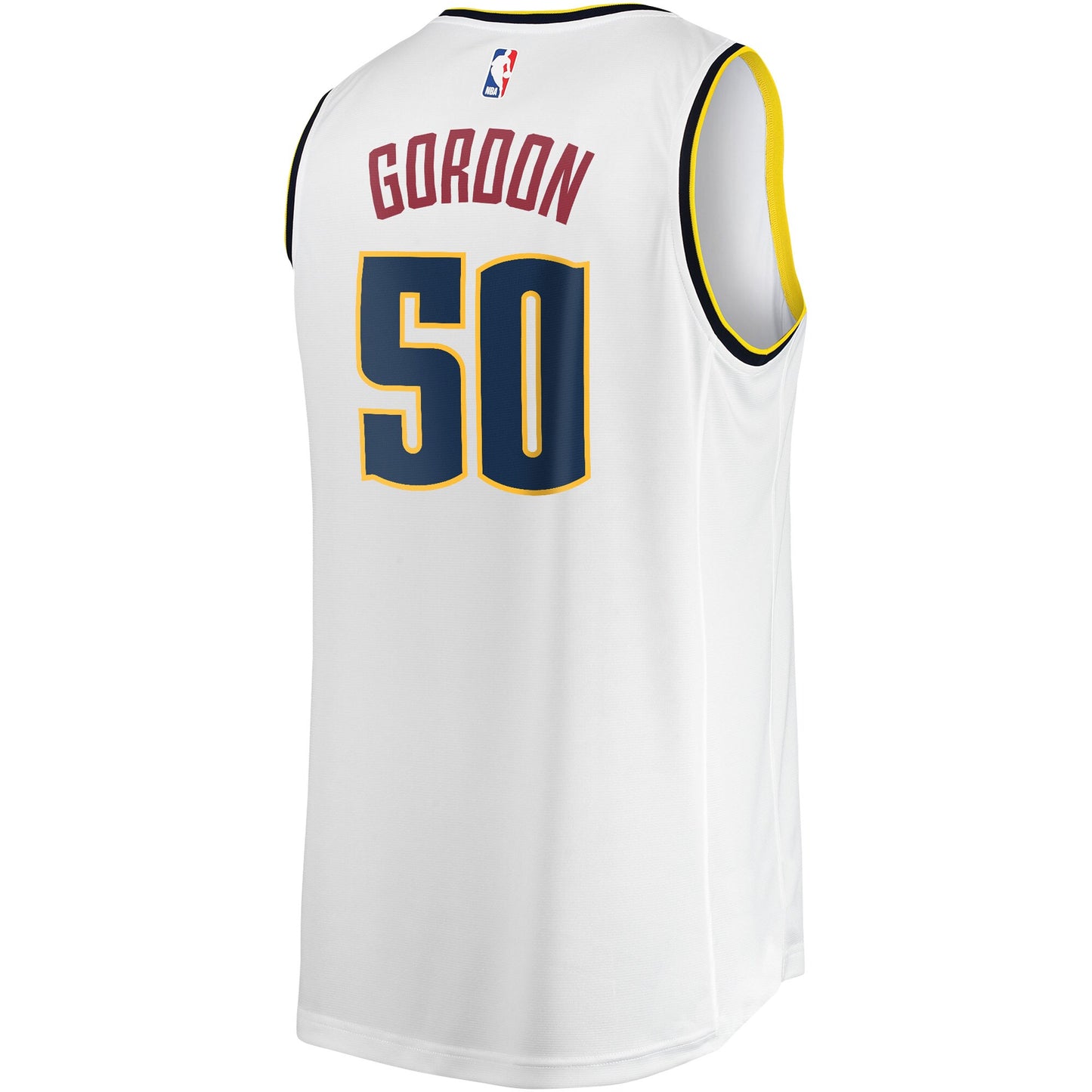 Men's Denver Nuggets Aaron Gordon Fanatics White Fast Break Player Jersey - Association Edition