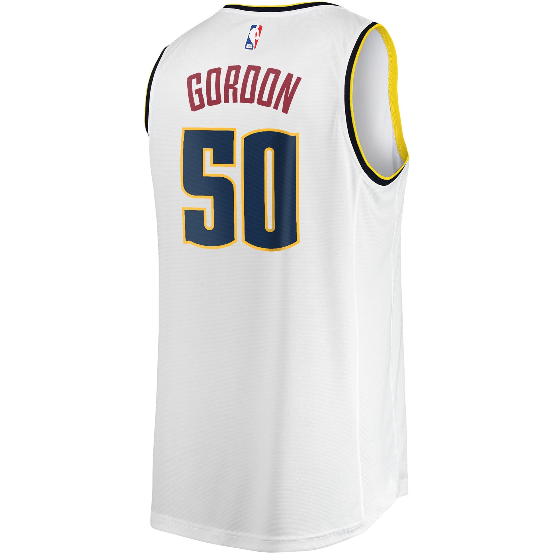 Men's Denver Nuggets Aaron Gordon Fanatics White Fast Break Player Jersey - Association Edition