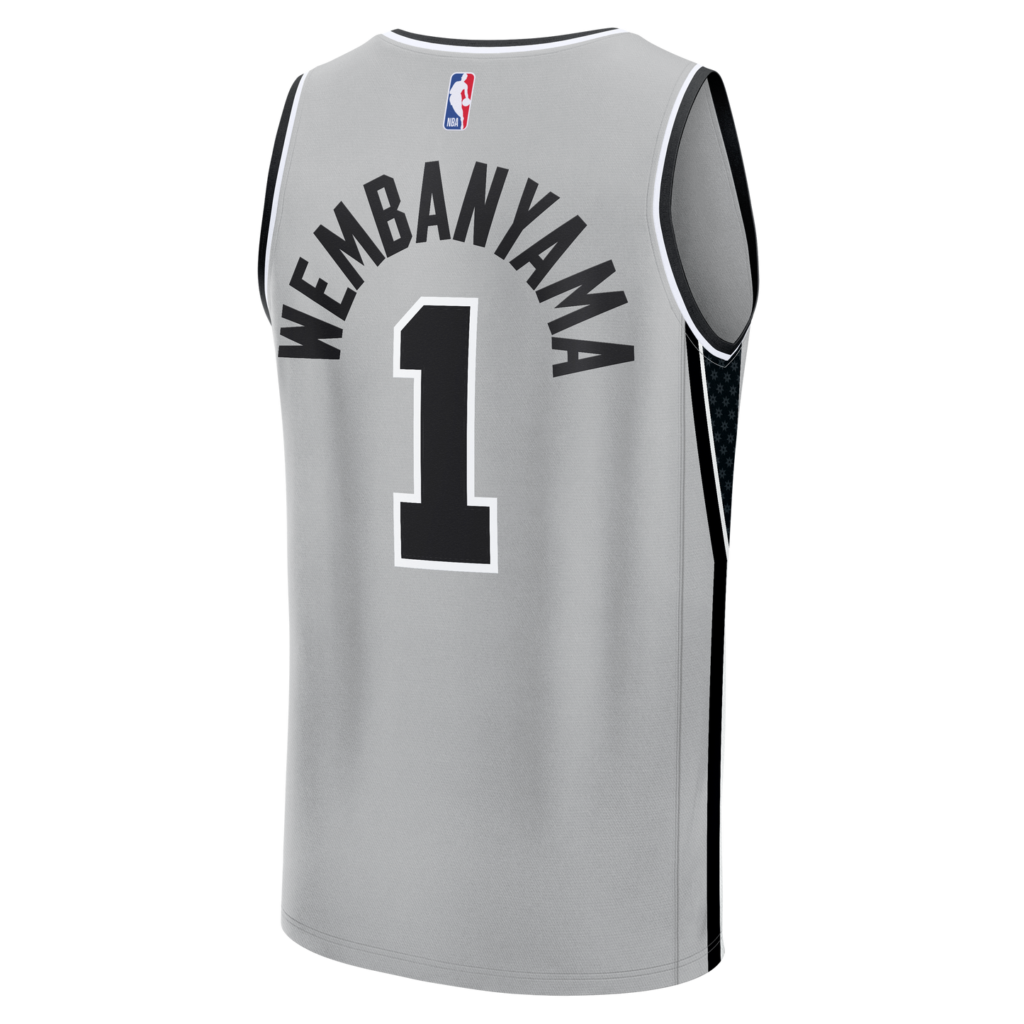 Youth San Antonio Spurs Victor Wembanyama Fanatics Silver Fast Break Jersey - Statement Edition