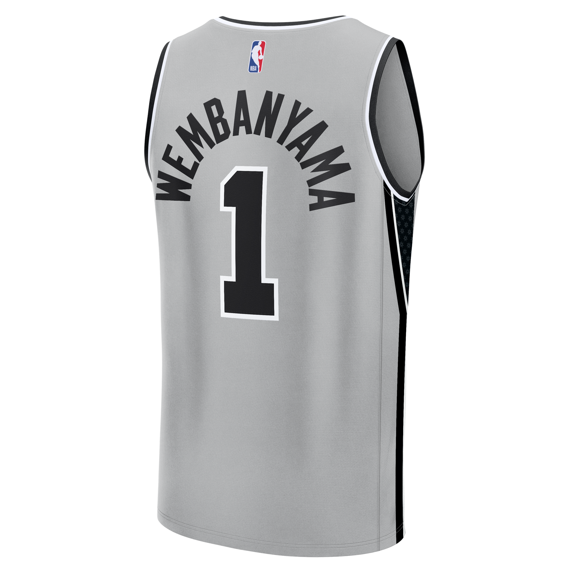 Youth San Antonio Spurs Victor Wembanyama Fanatics Silver Fast Break Jersey - Statement Edition