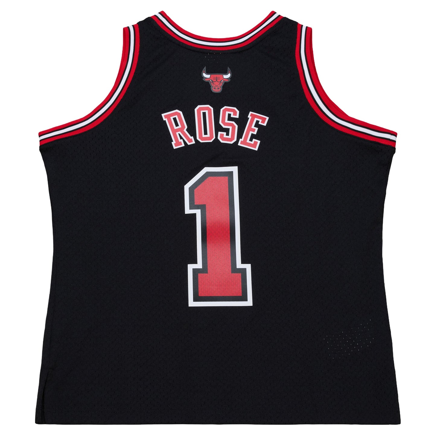 Men's Chicago Bulls Derrick Rose Mitchell & Ness Black Big & Tall 2010/11 Swingman Jersey