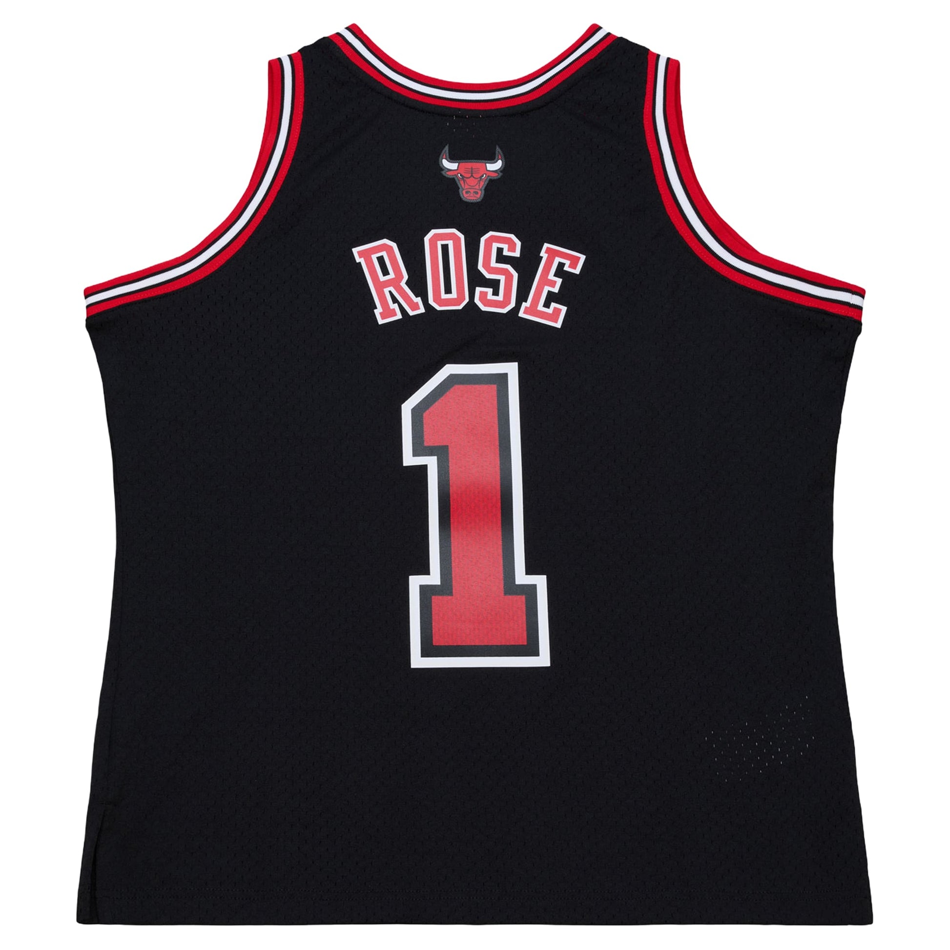 Men's Chicago Bulls Derrick Rose Mitchell & Ness Black Big & Tall 2010/11 Swingman Jersey