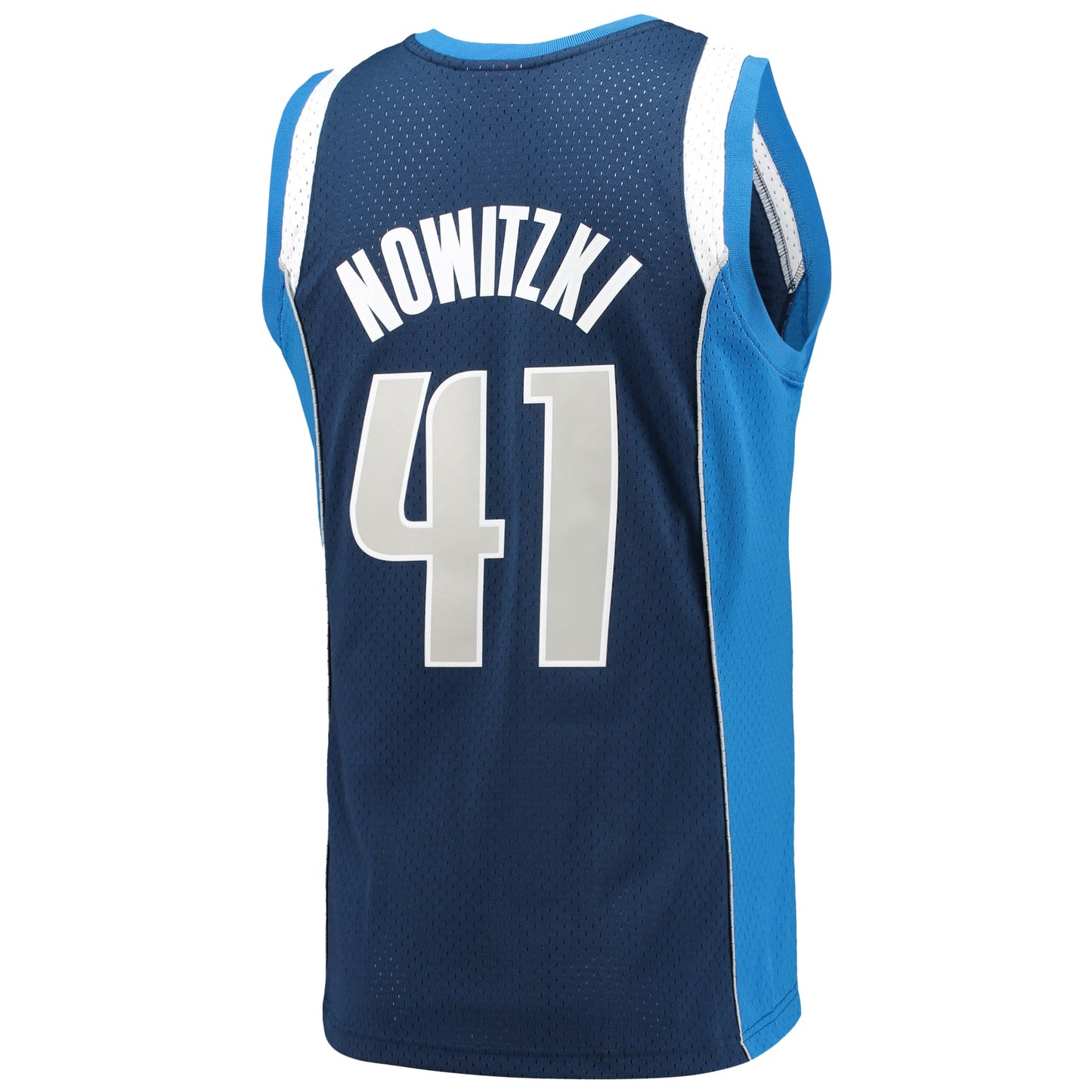 Men's Dallas Mavericks Dirk Nowitzki Mitchell & Ness Navy 2011/12 Hardwood Classics Swingman Jersey