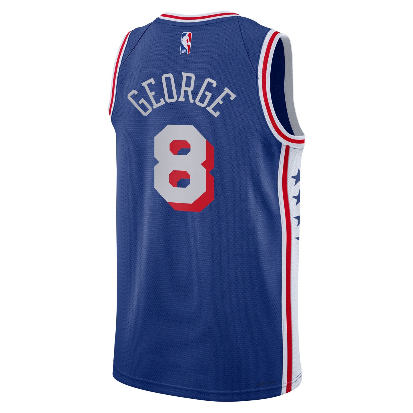 Youth Philadelphia 76ers Paul George Nike Royal Swingman Jersey - Icon Edition