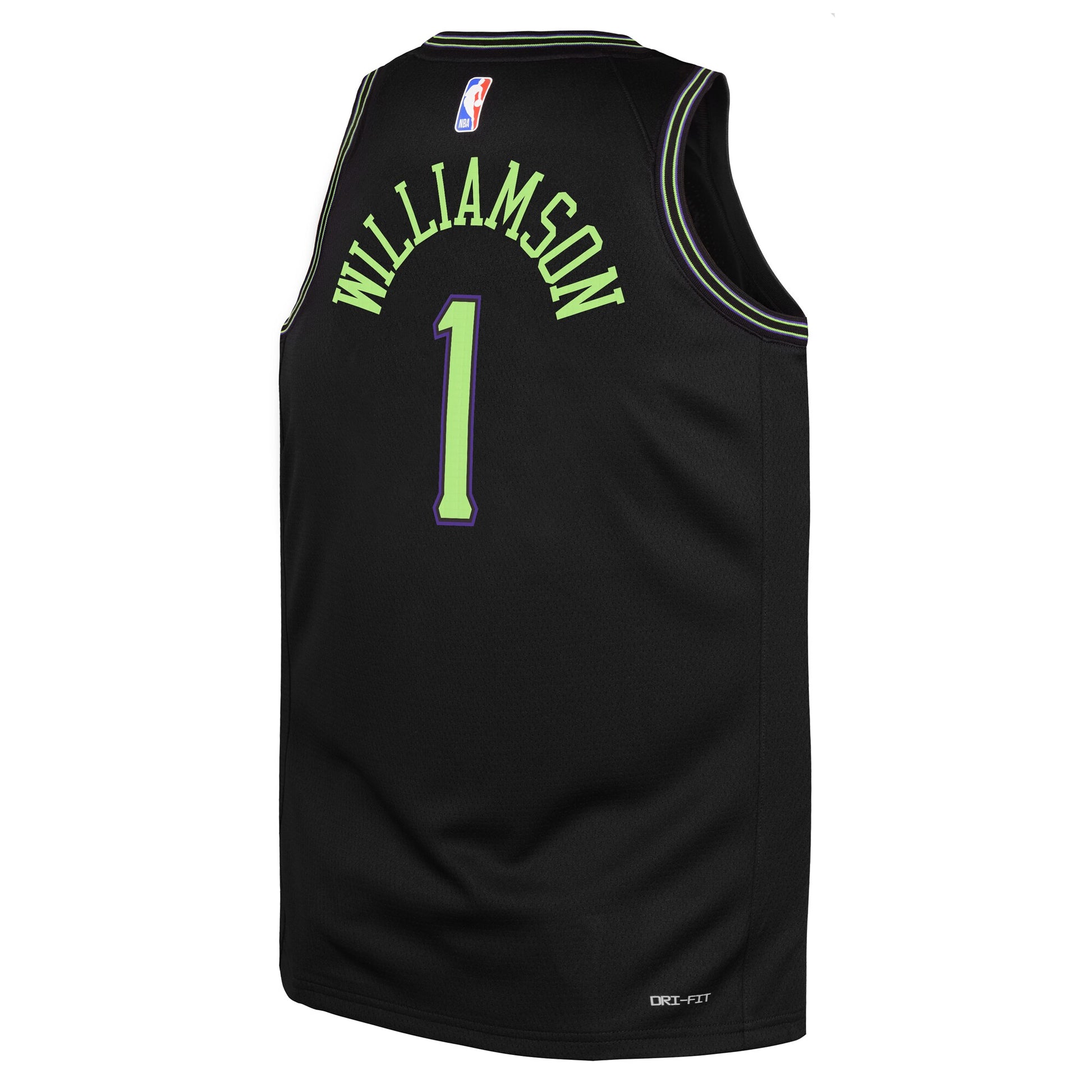 Youth New Orleans Pelicans Zion Williamson Nike Black 2025/26 City Edition Swingman Jersey