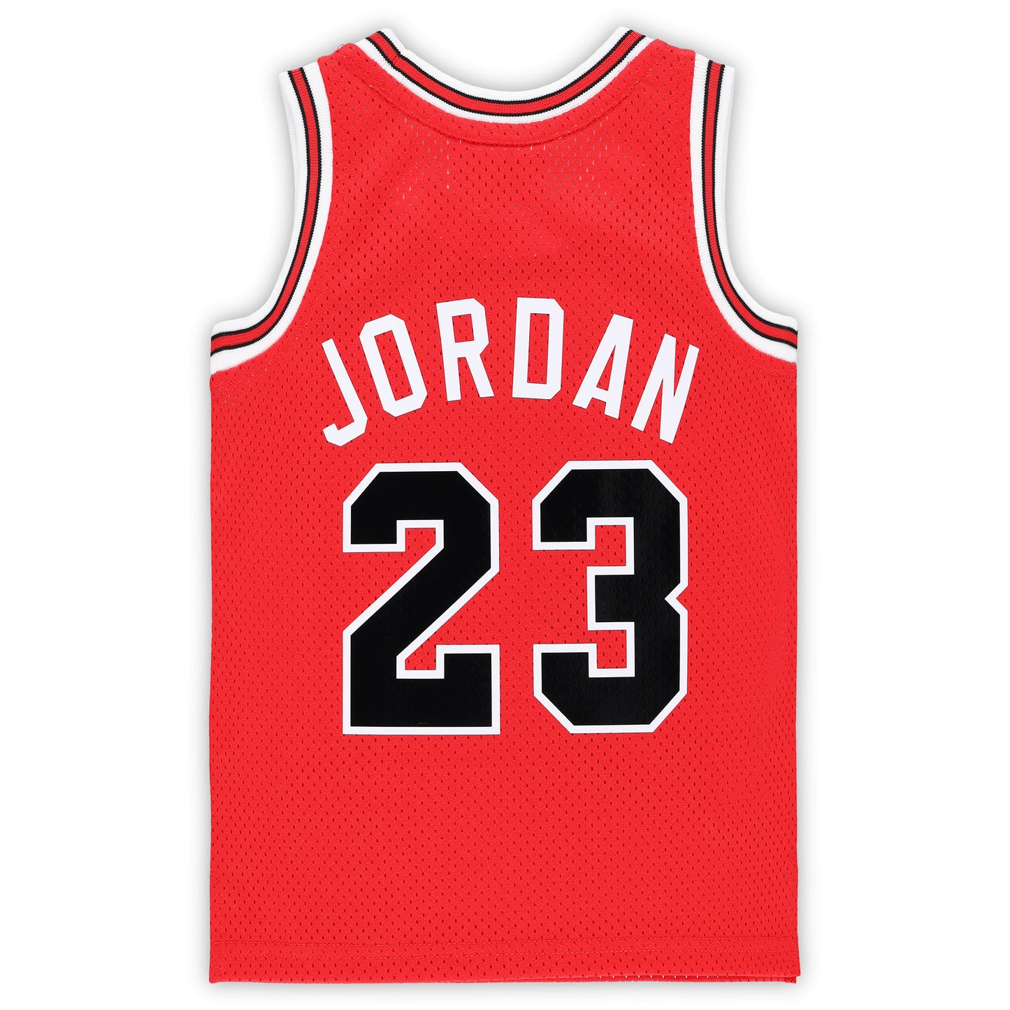 Preschool Chicago Bulls Michael Jordan Mitchell & Ness Red Hardwood Classics 1984/85 Authentic Swingman Jersey