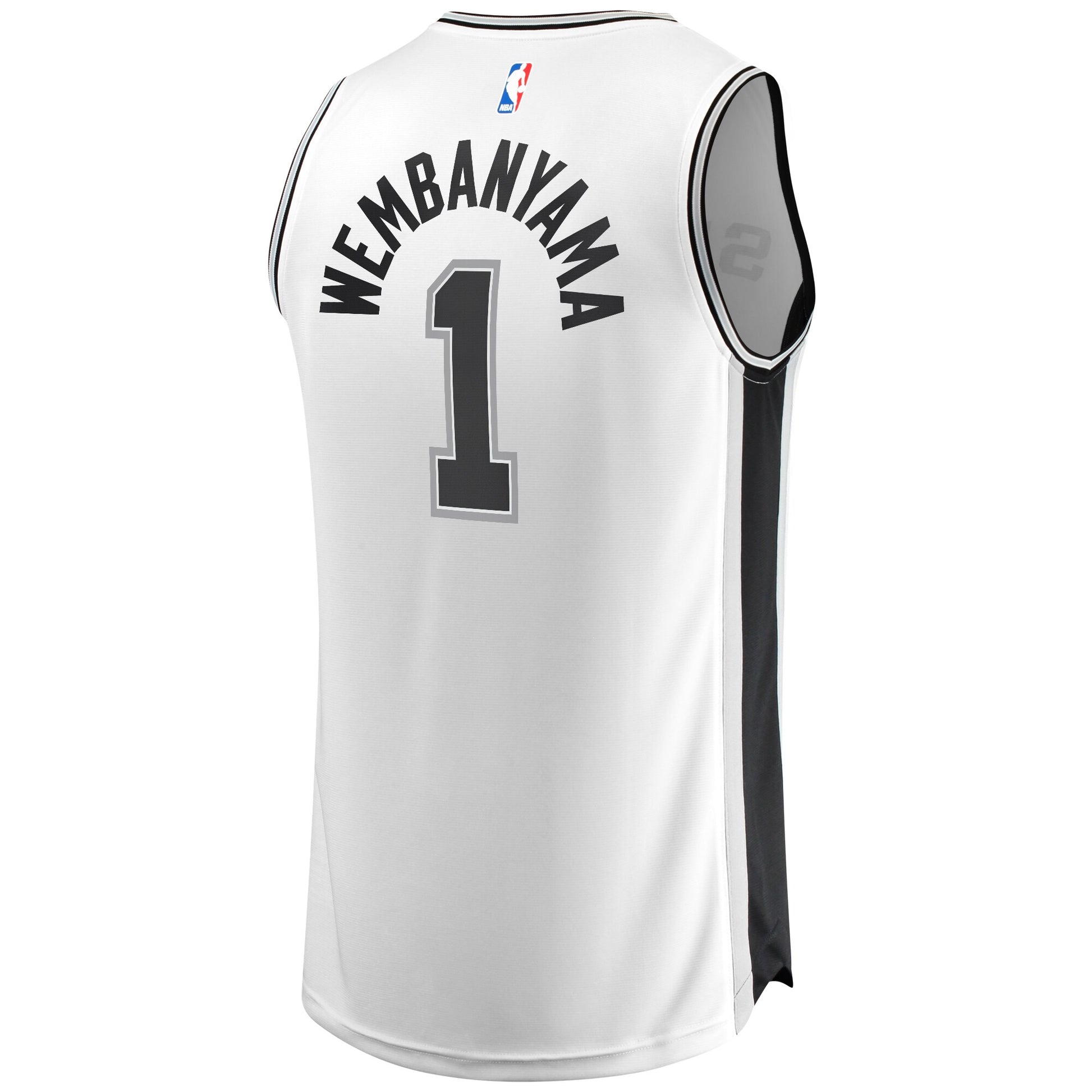 Youth San Antonio Spurs Victor Wembanyama Fanatics White Fast Break Replica Player Jersey - Association Edition