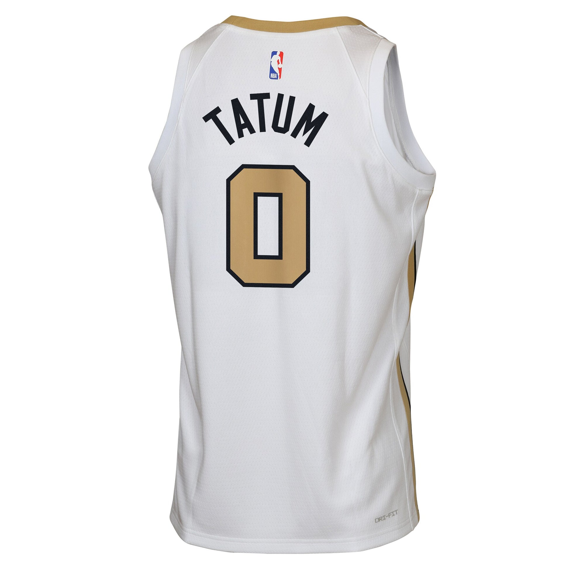 Youth Boston Celtics Jayson Tatum Nike White 2025/26 City Edition Swingman Jersey