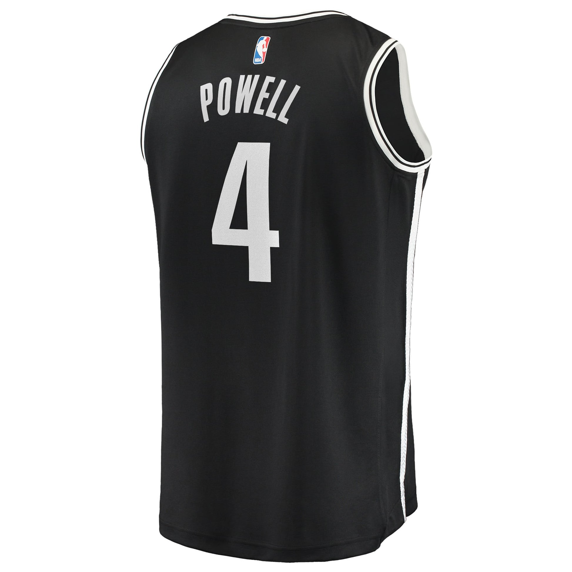 Men's Brooklyn Nets Drake Powell Fanatics Black Fast Break Replica Jersey - Icon Edition