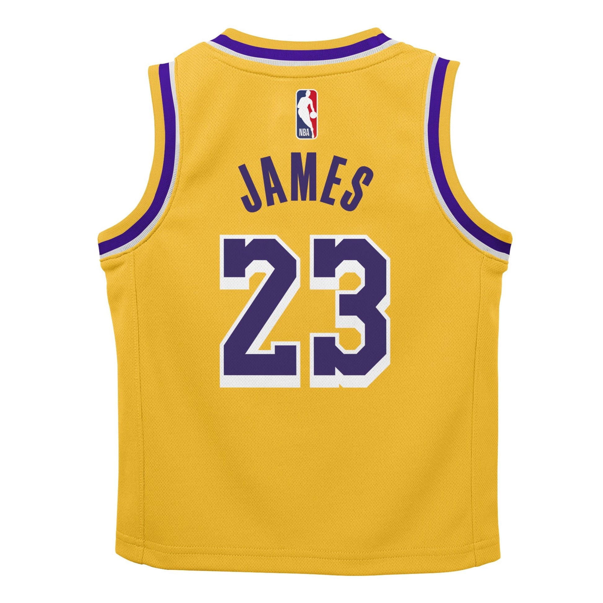 Preschool Los Angeles Lakers LeBron James Nike Gold Dri-FIT Swingman Player Jersey - Icon Edition
