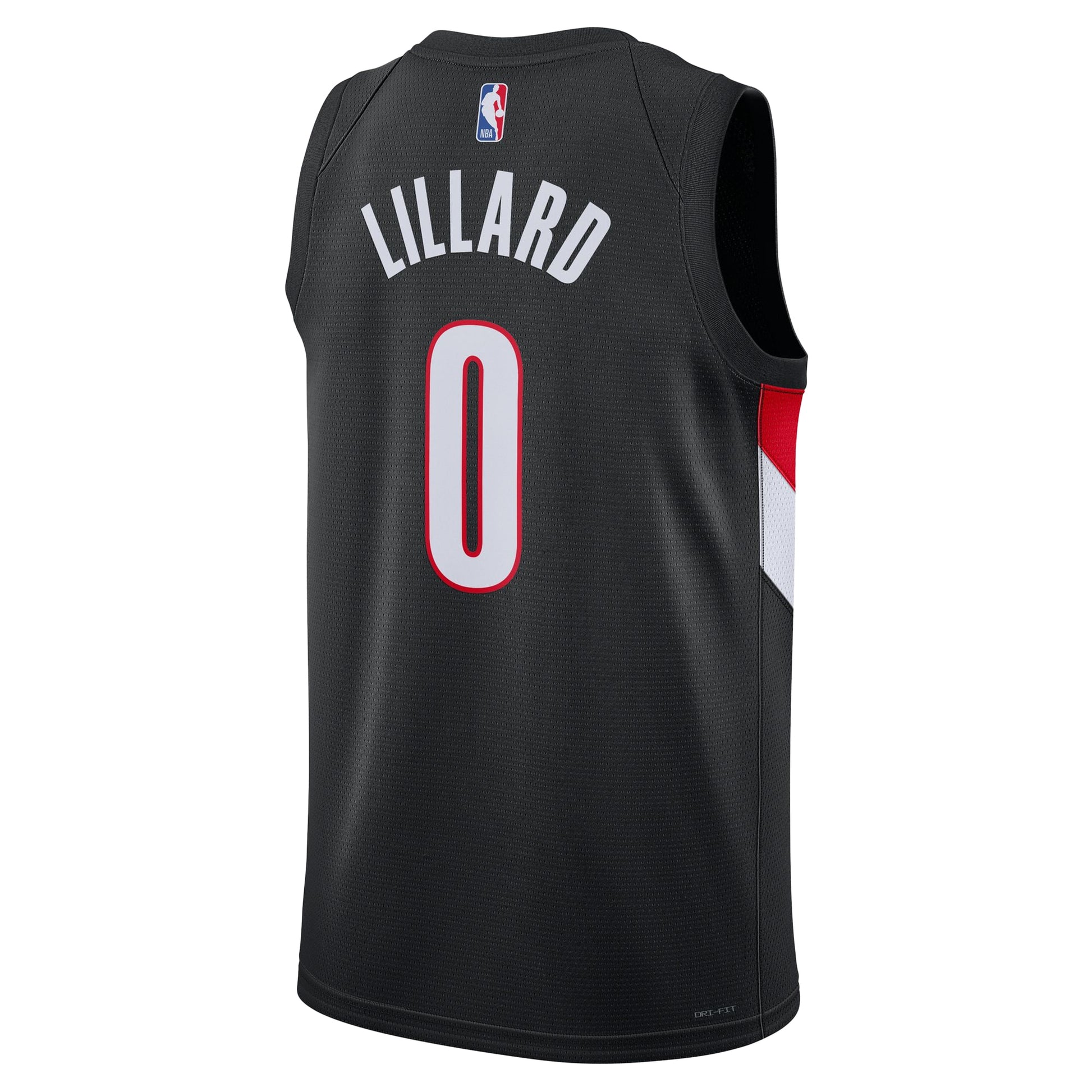 Unisex Portland Trail Blazers Damian Lillard Nike Black Swingman Player Jersey - Icon Edition