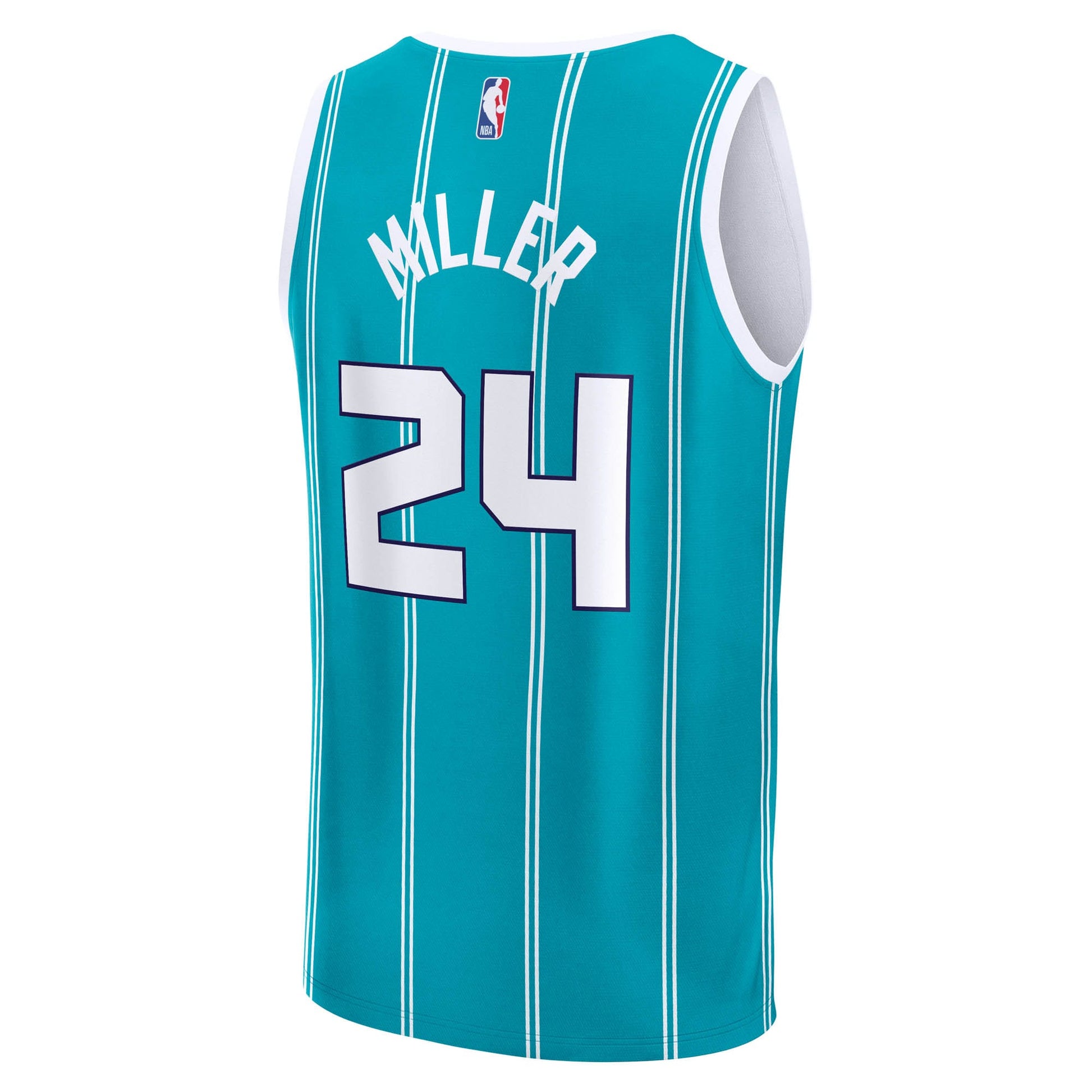 Men's Charlotte Hornets Brandon Miller Fanatics Teal Fast Break Replica Jersey - Icon Edition