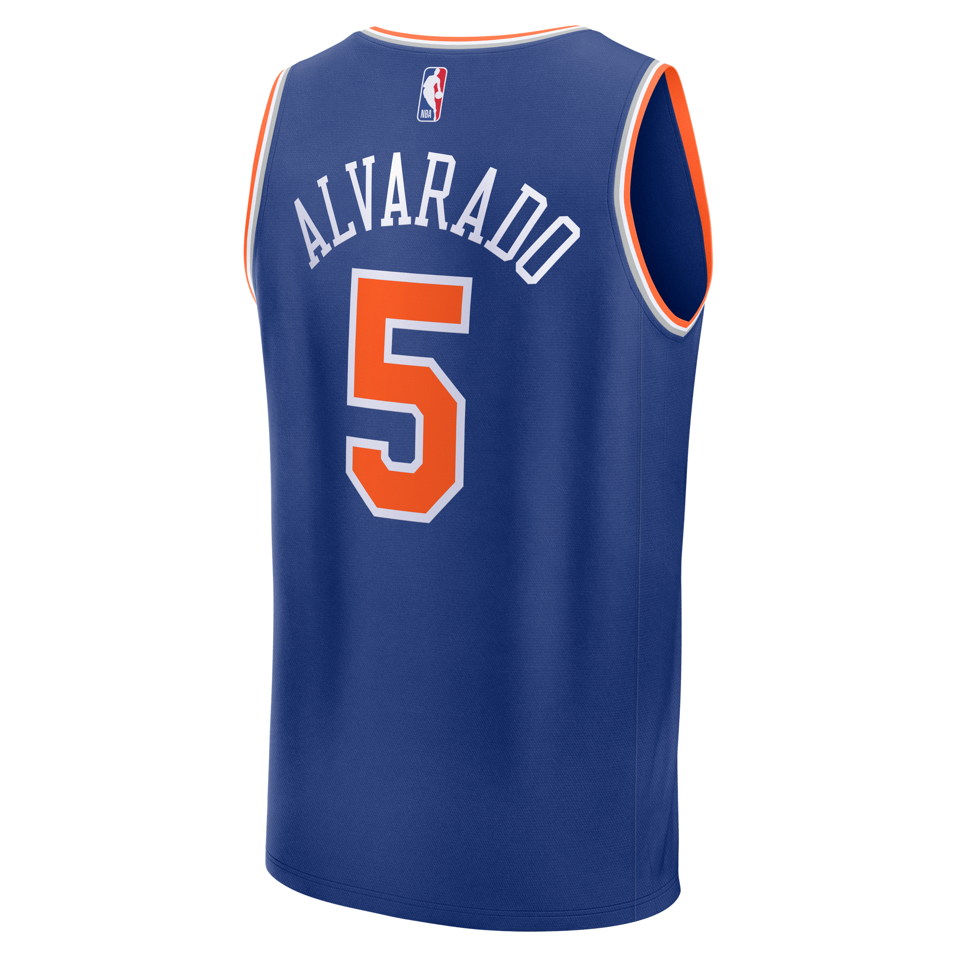 Men's New York Knicks Jose Alvarado Fanatics Blue Fast Break Replica Jersey - Icon Edition