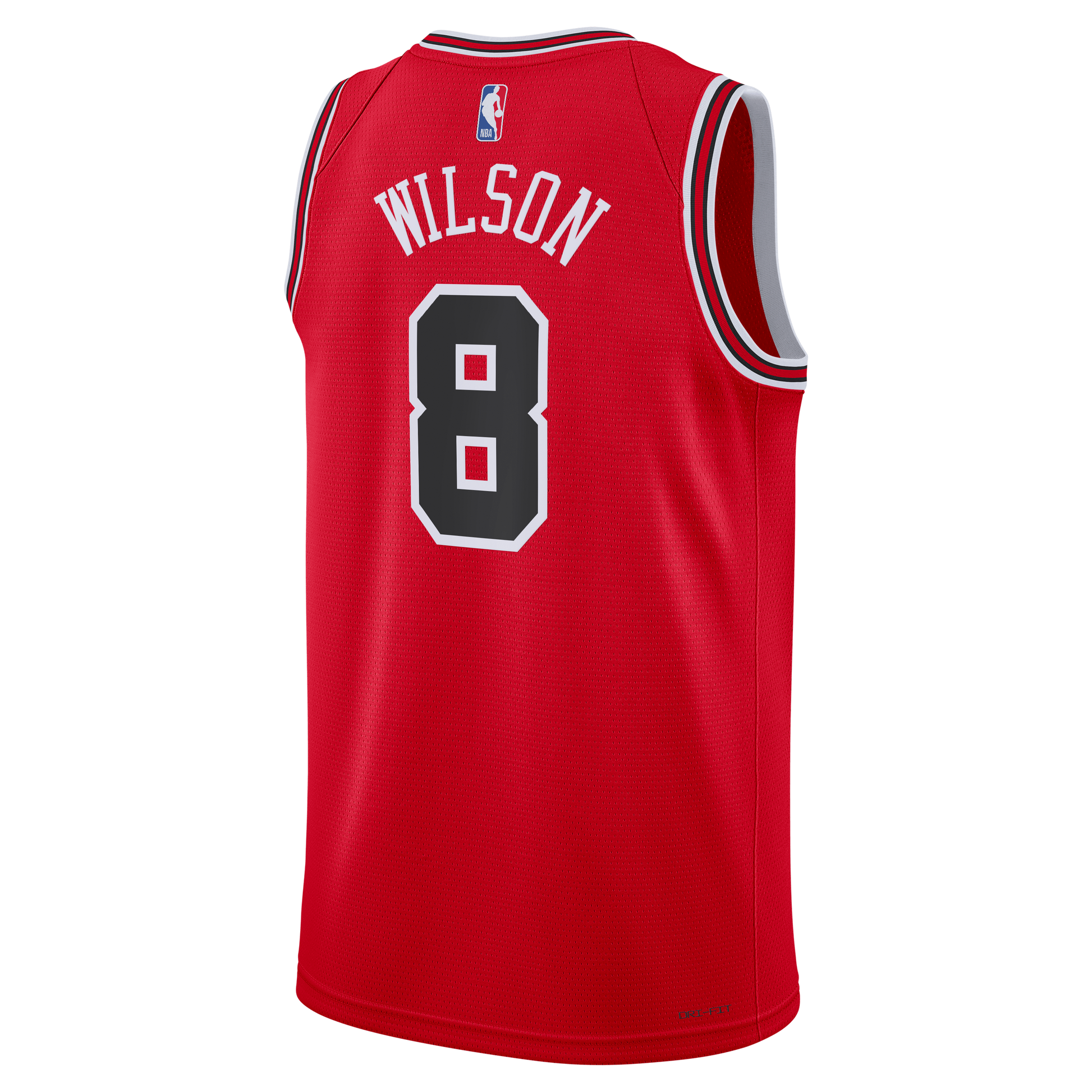 Unisex Chicago Bulls Caleb Wilson Nike Red 2026 NBA Draft Swingman Jersey - Icon Edition