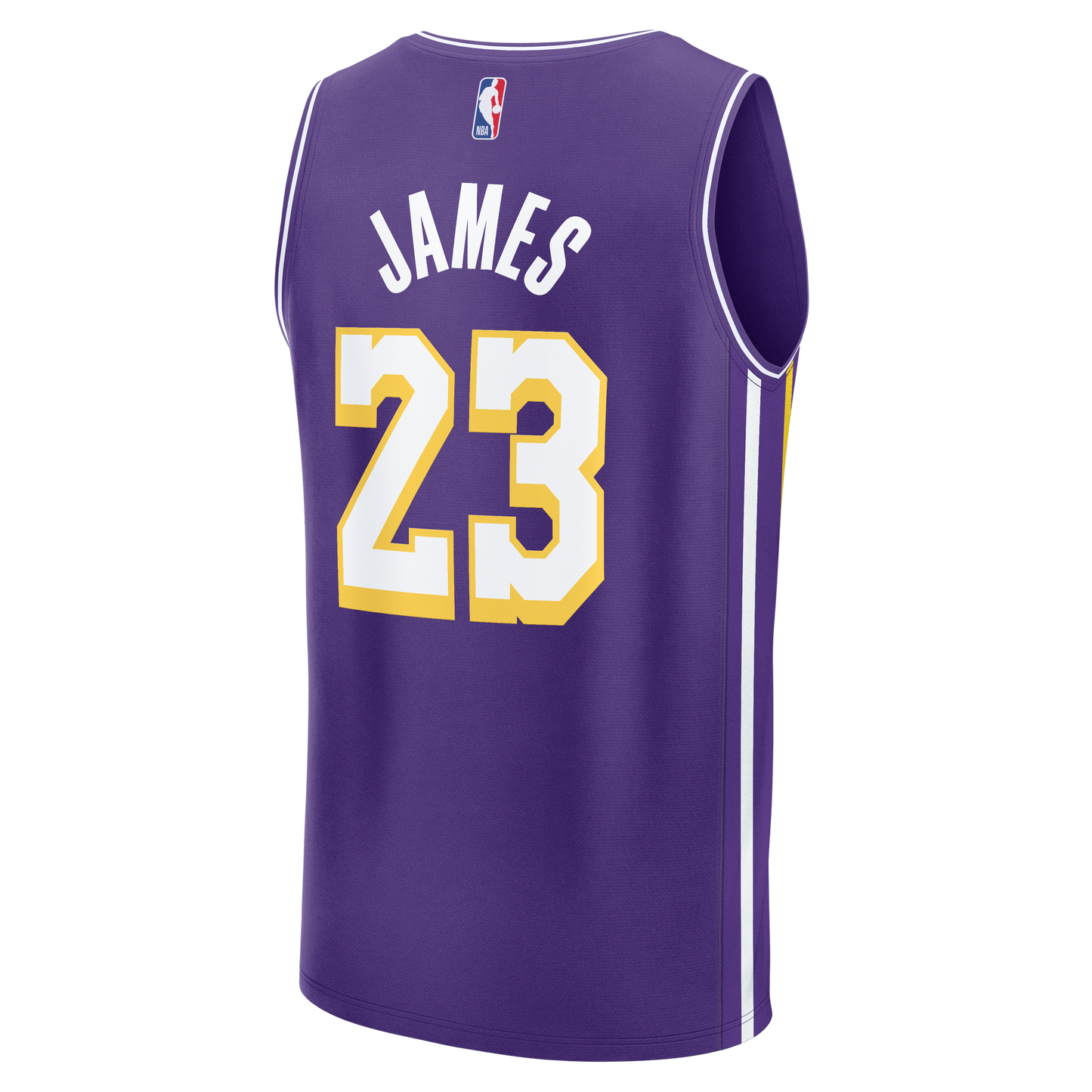 Men's Los Angeles Lakers LeBron James Fanatics Purple Fast Break Jersey - Statement Edition