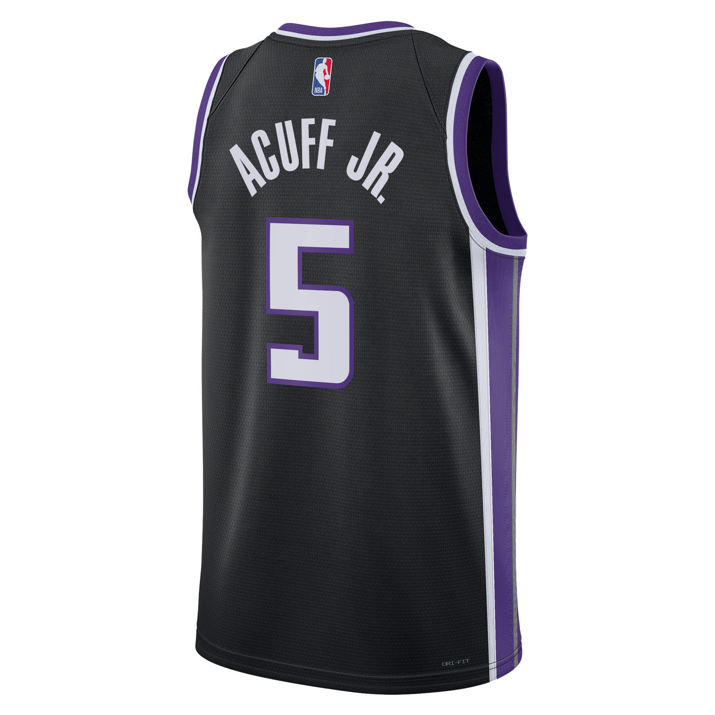 Unisex Sacramento Kings Darius Acuff Jr. Nike Black Swingman Jersey - Icon Edition